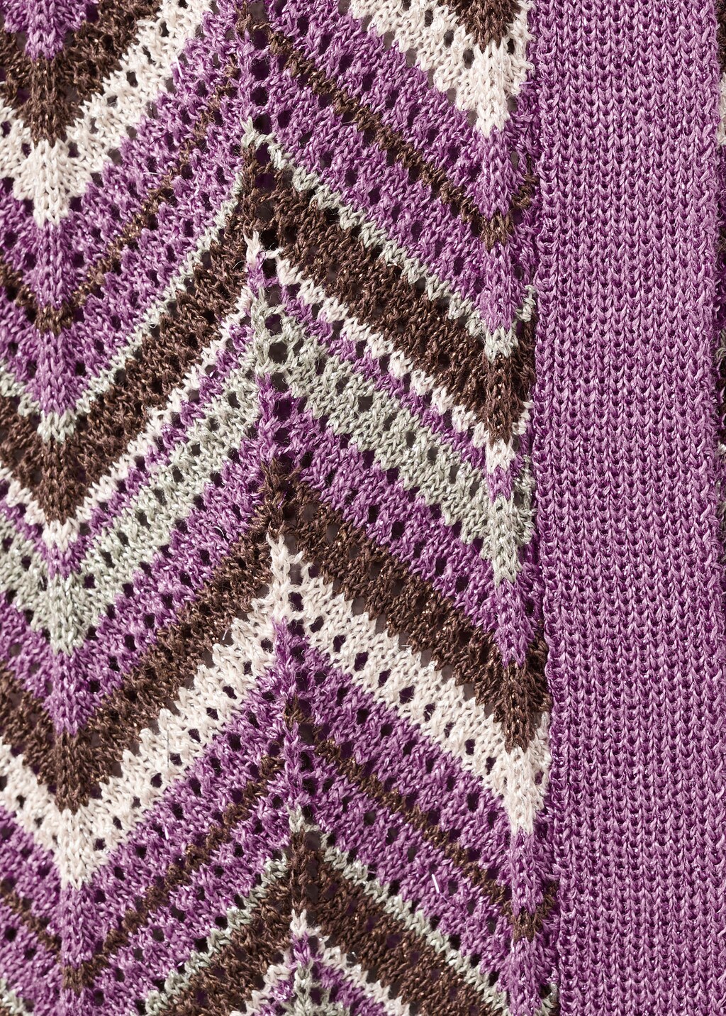 Knit long cardigan - image 5