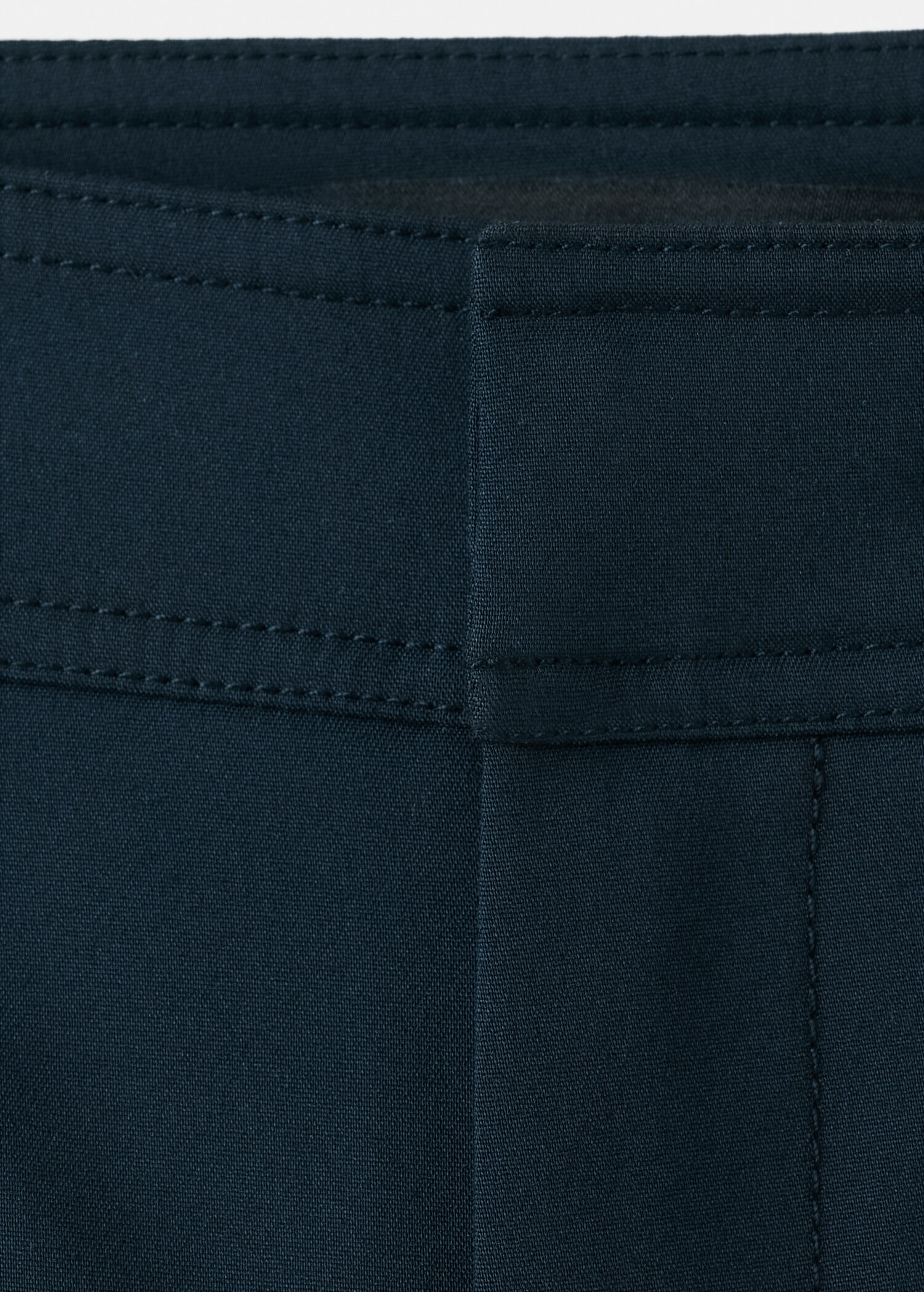 Straight trousers with jewel buttons - Details of the article 0