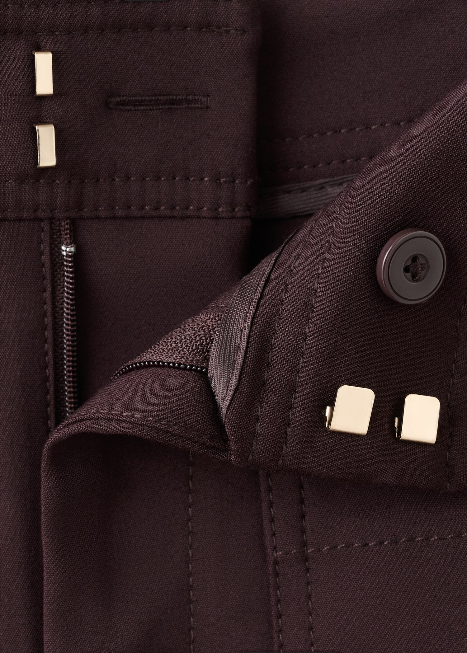 Pantalón recto botones joya - Detalle del artículo 0