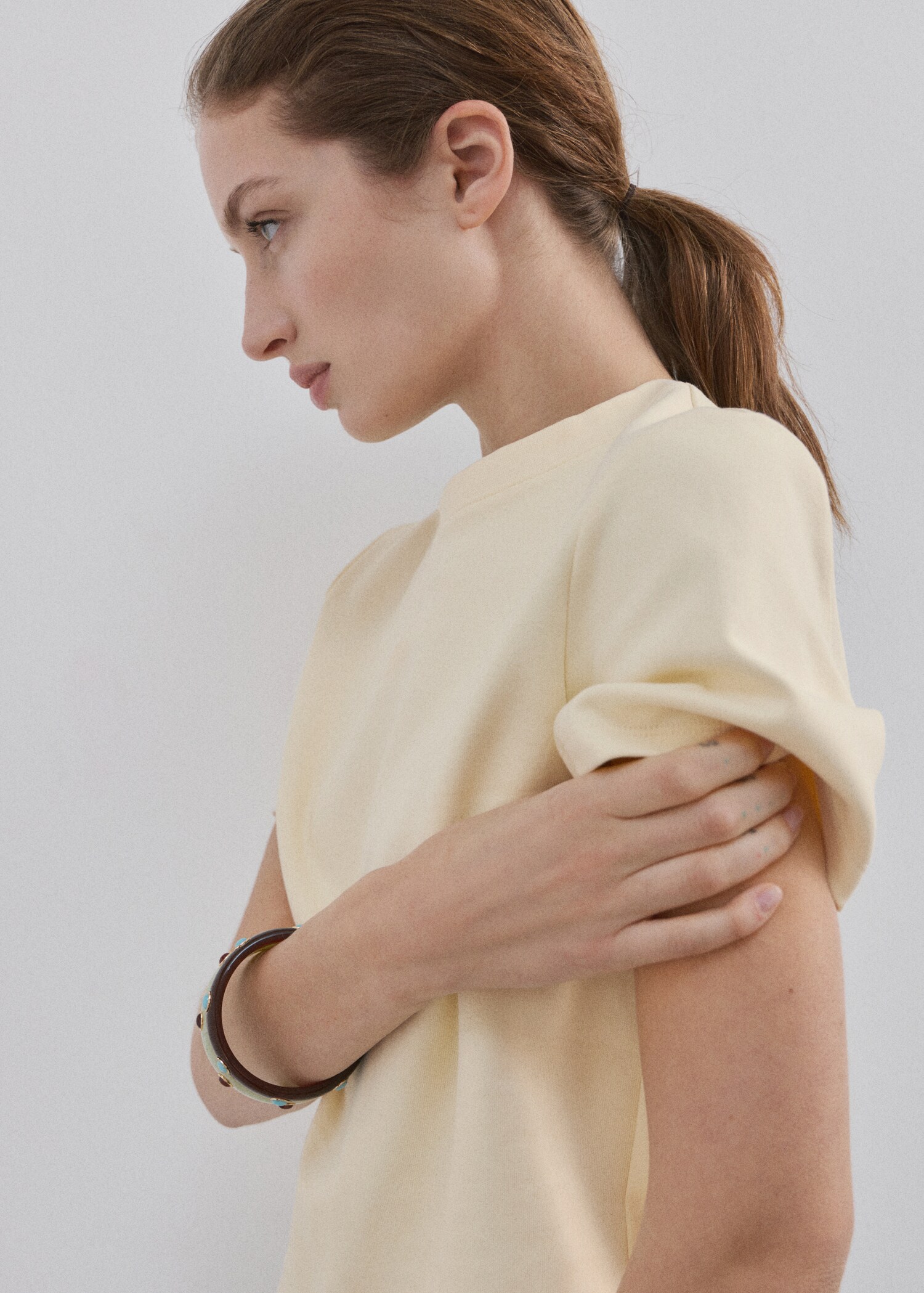 T-shirt coton manches courtes - Plan moyen