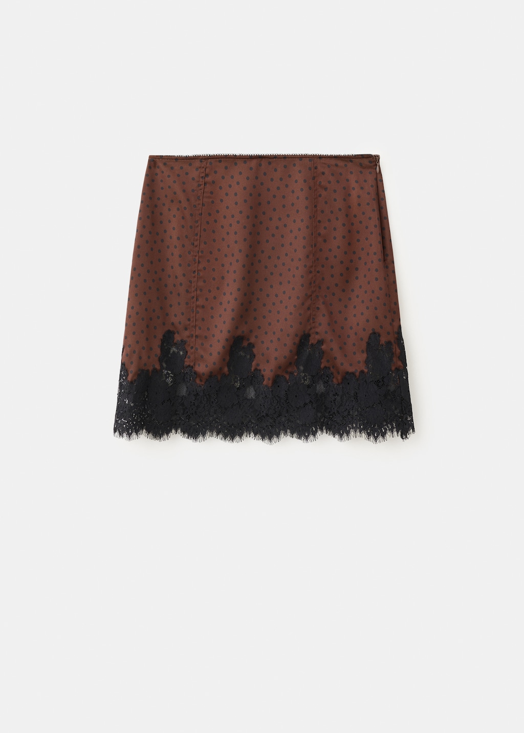 Polka dot slip skirt - image 3