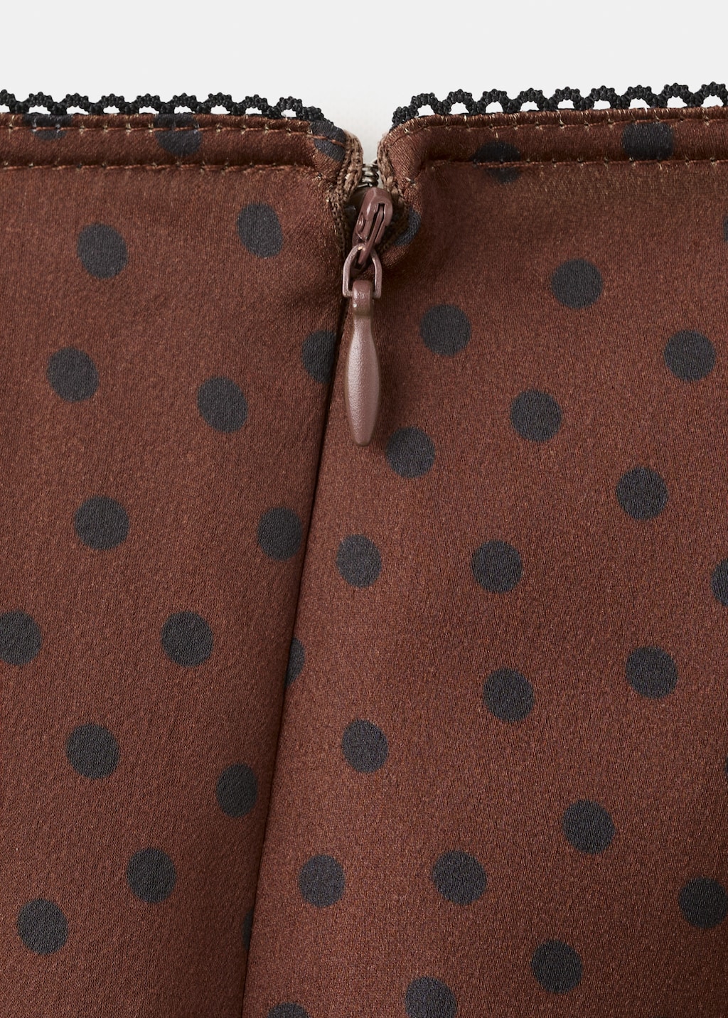 Polka dot slip skirt - image 5