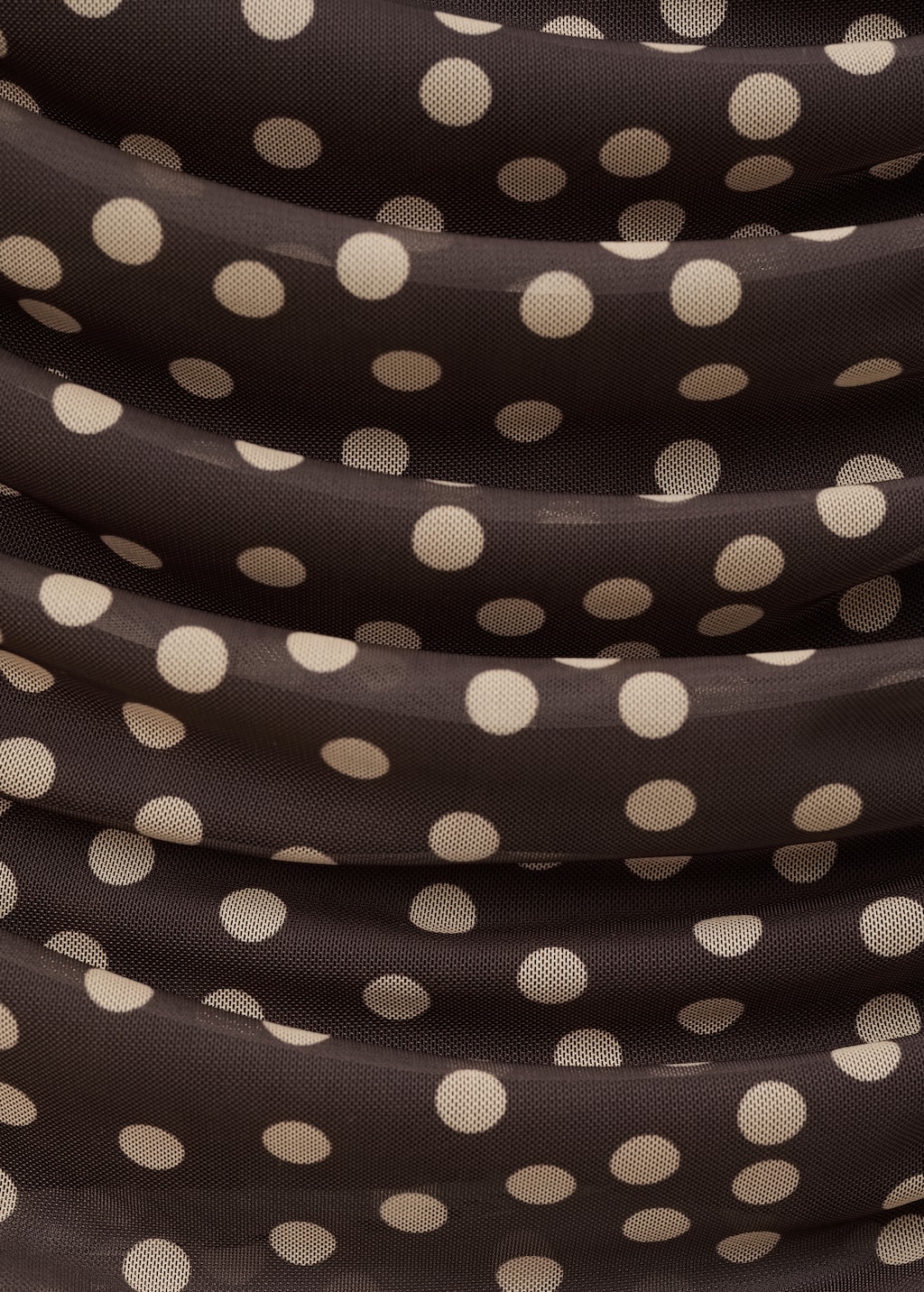 Ruched polka dot tee - image 5