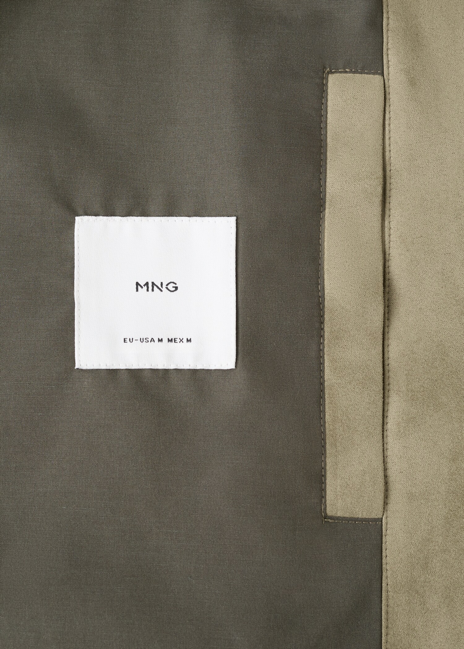 سترة بومبر بتأثير الجلد المدبوغ - تفاصيل المنتج 0