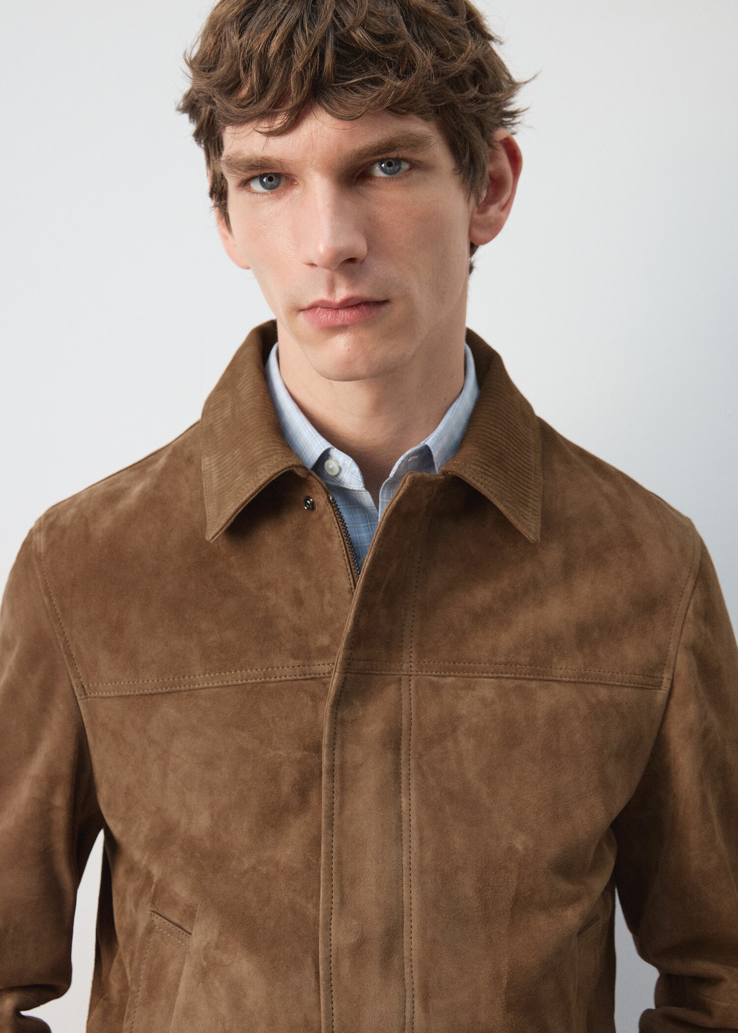 100% leather jacket with pockets - Details of the article 1