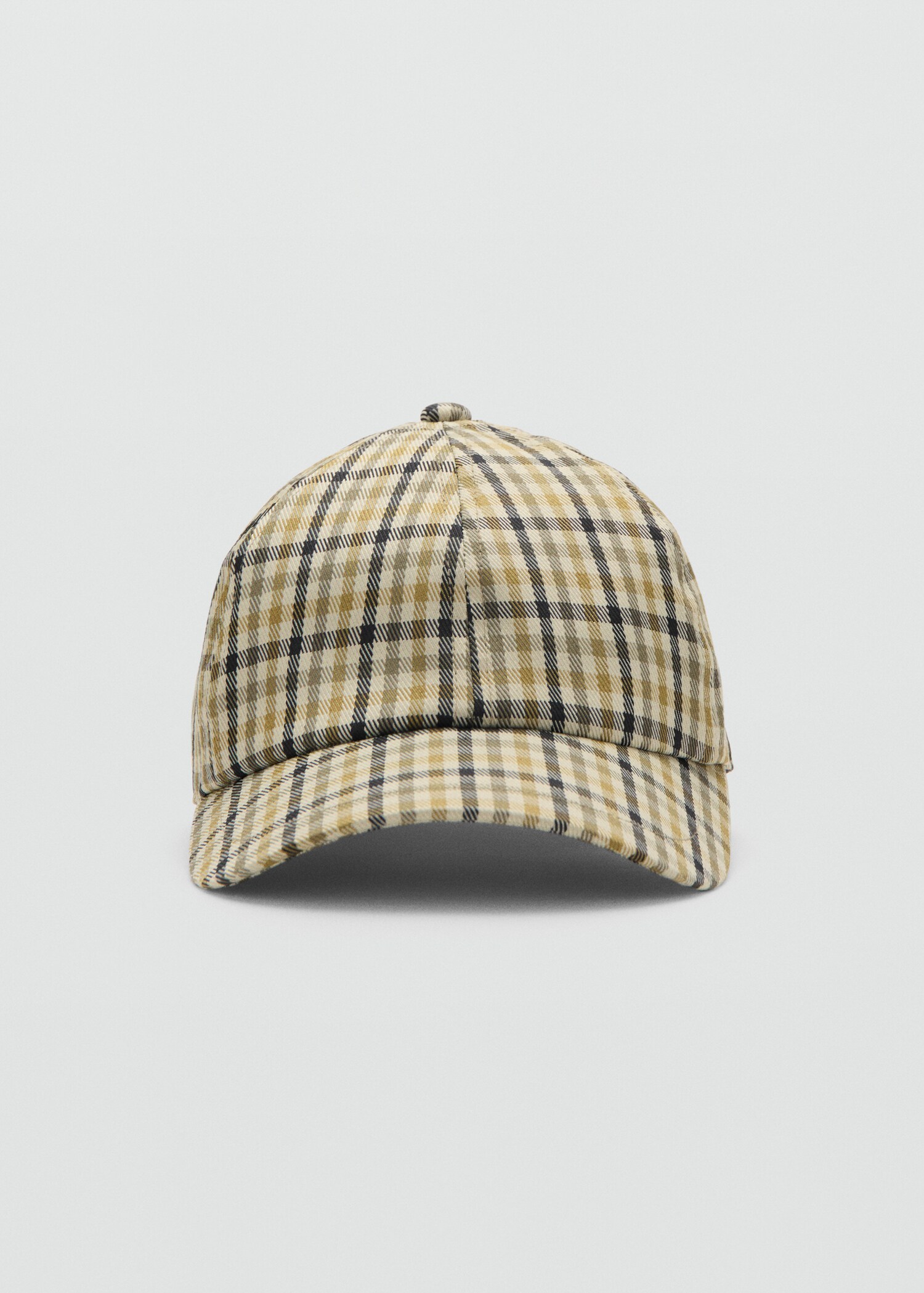 Cap with check visor - Medium plane