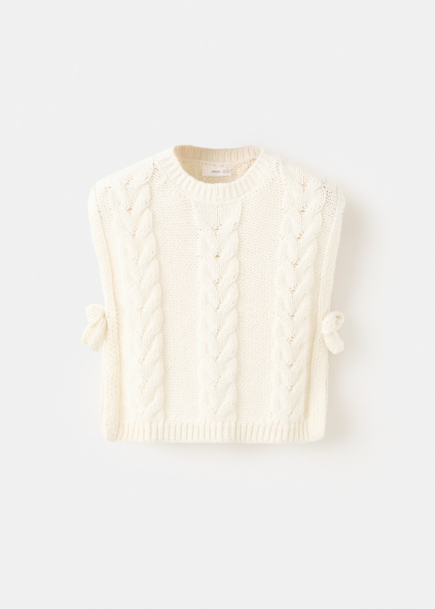 Chaleco punto trenzado - Artículo sin modelo