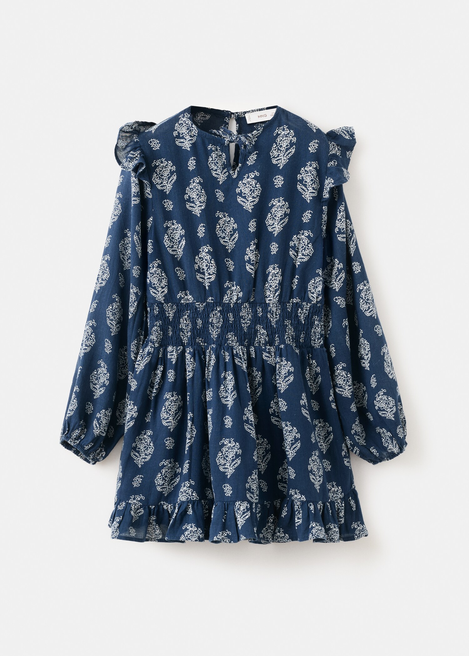 Robe imprimée à volants - Article sans modèle