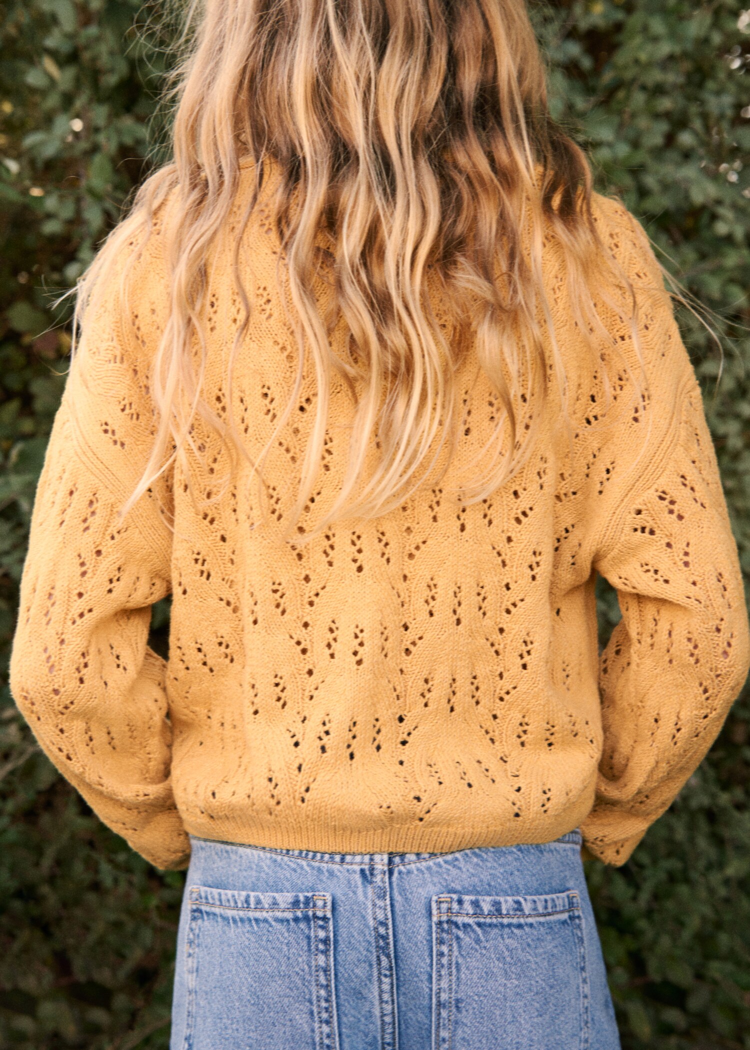 Openwork knit cardigan - Details of the article 6