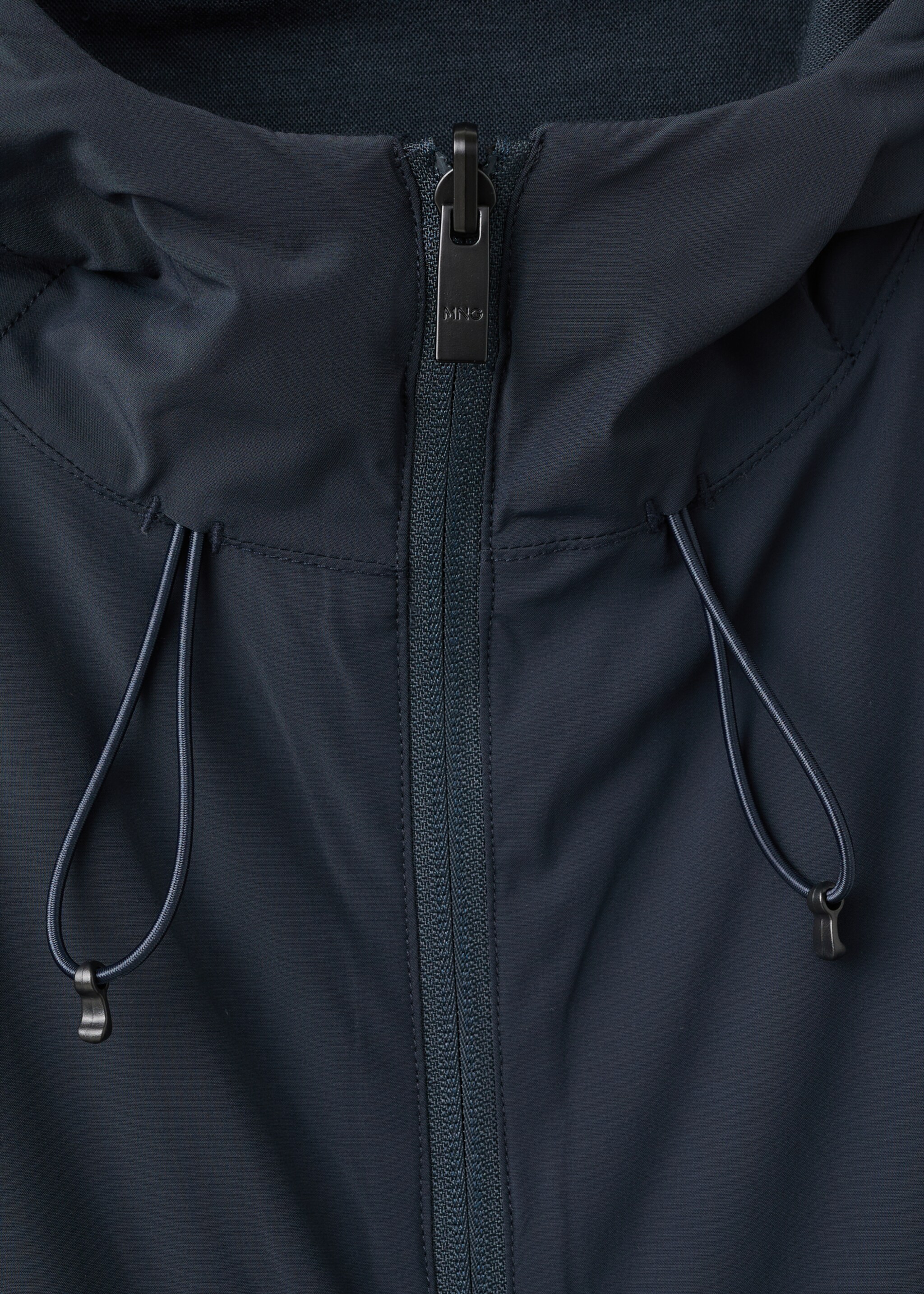 Двусторонняя толстовка с молнией - Деталь изделия 0, Глубокий темно-синий. Ref: 27074425-00.