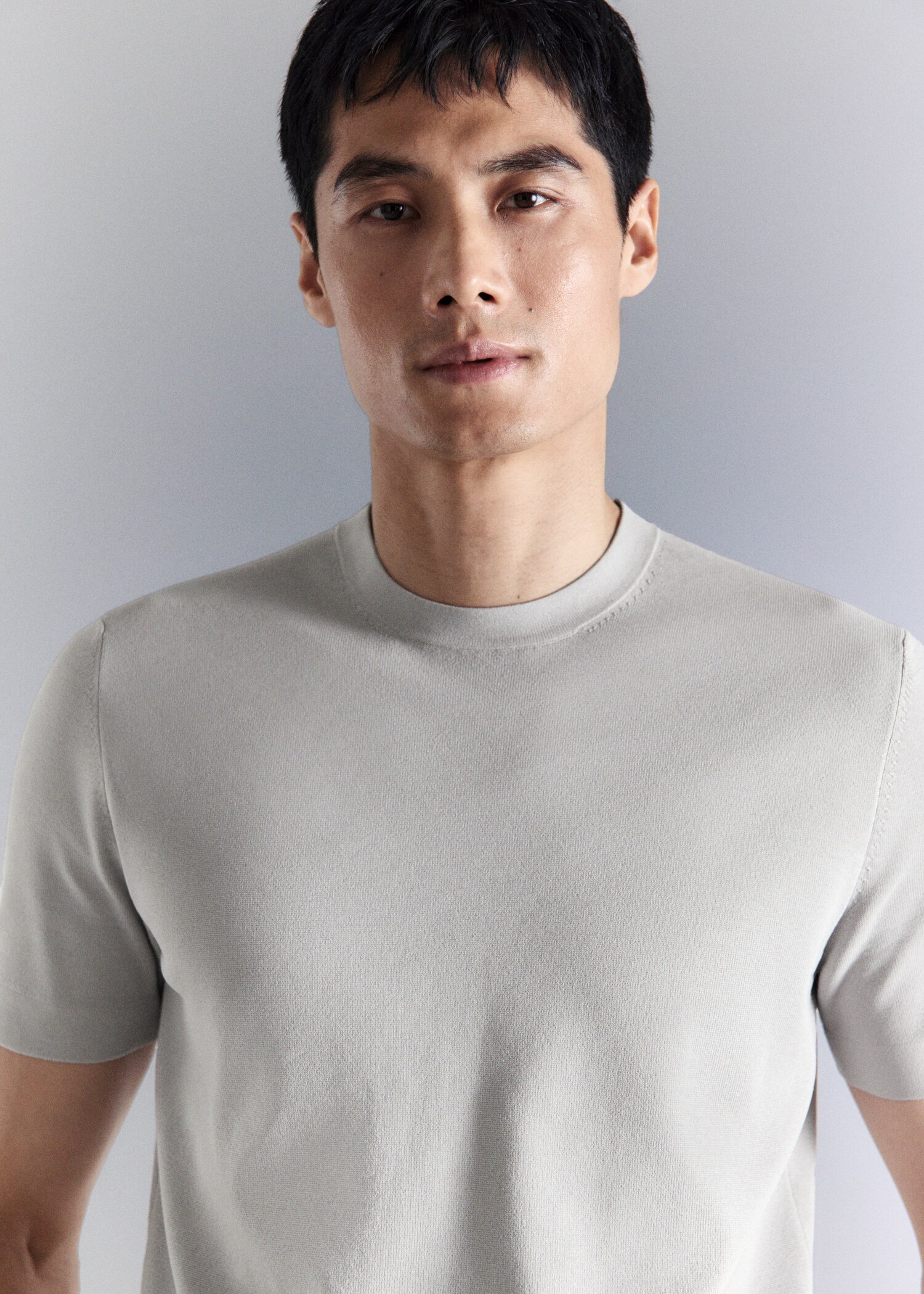 T-shirt confort en maille extensible - Détail de l'article 1