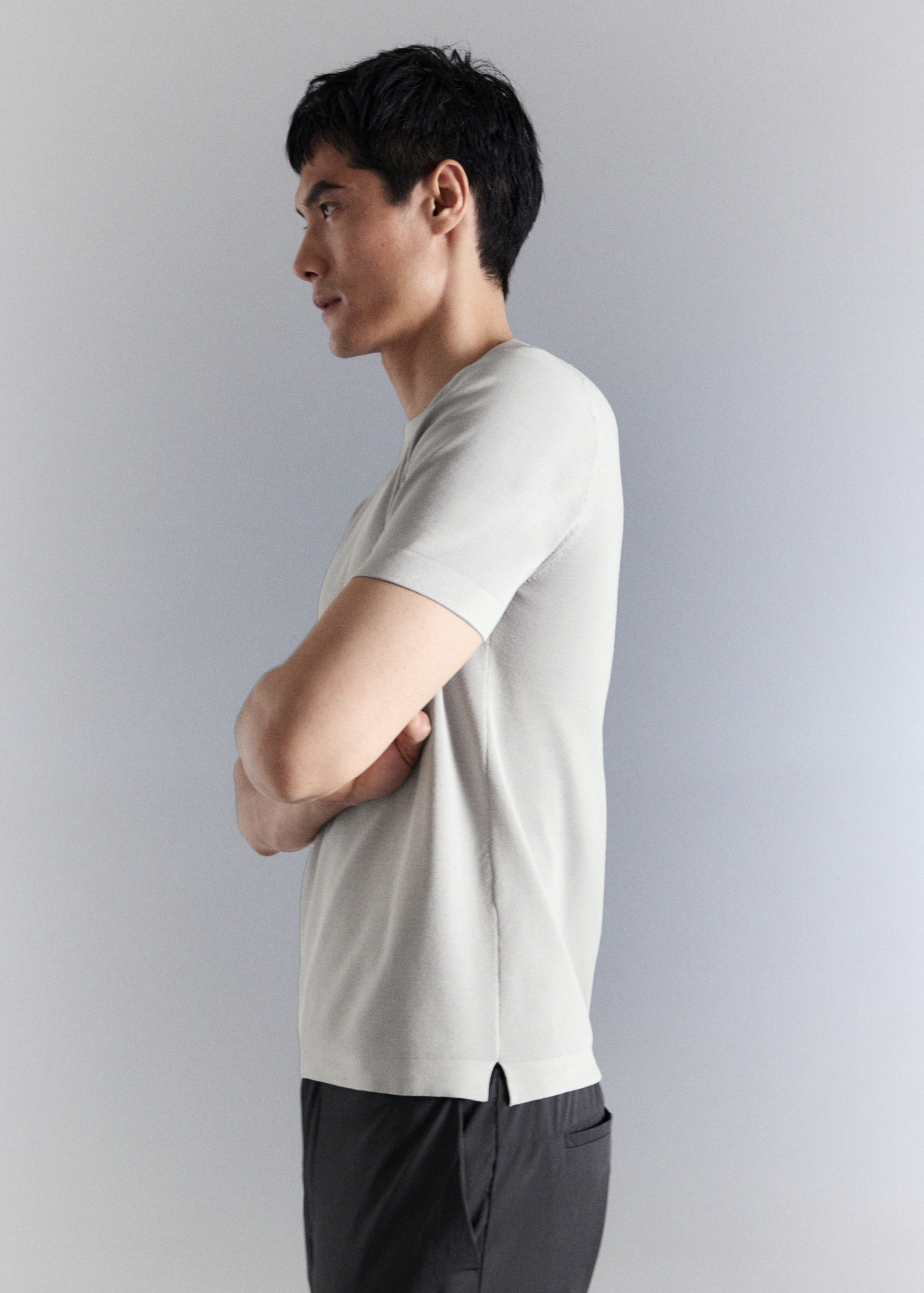 T-shirt confort en maille extensible - Détail de l'article 2