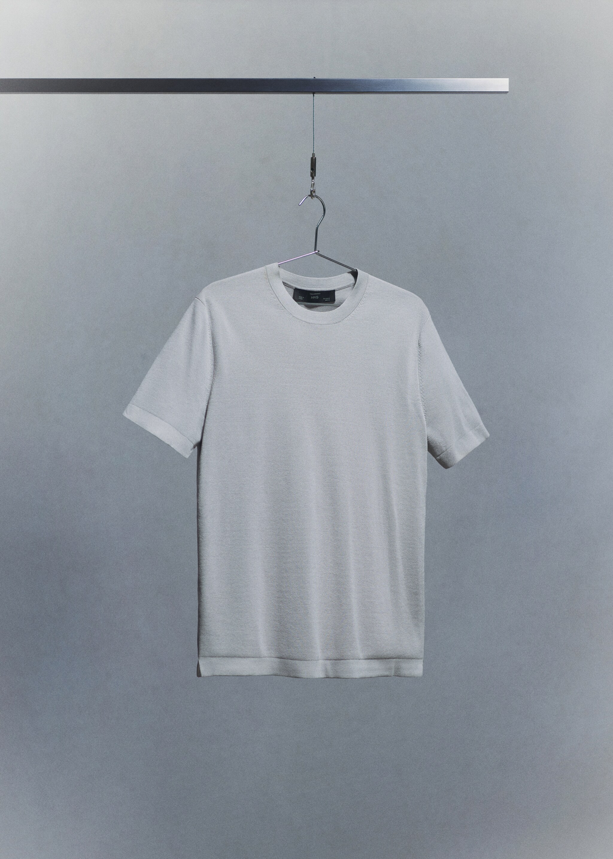 Samarreta punt confort stretch - Detall de l'article 9, Gris gel. Ref: 27074428-00.