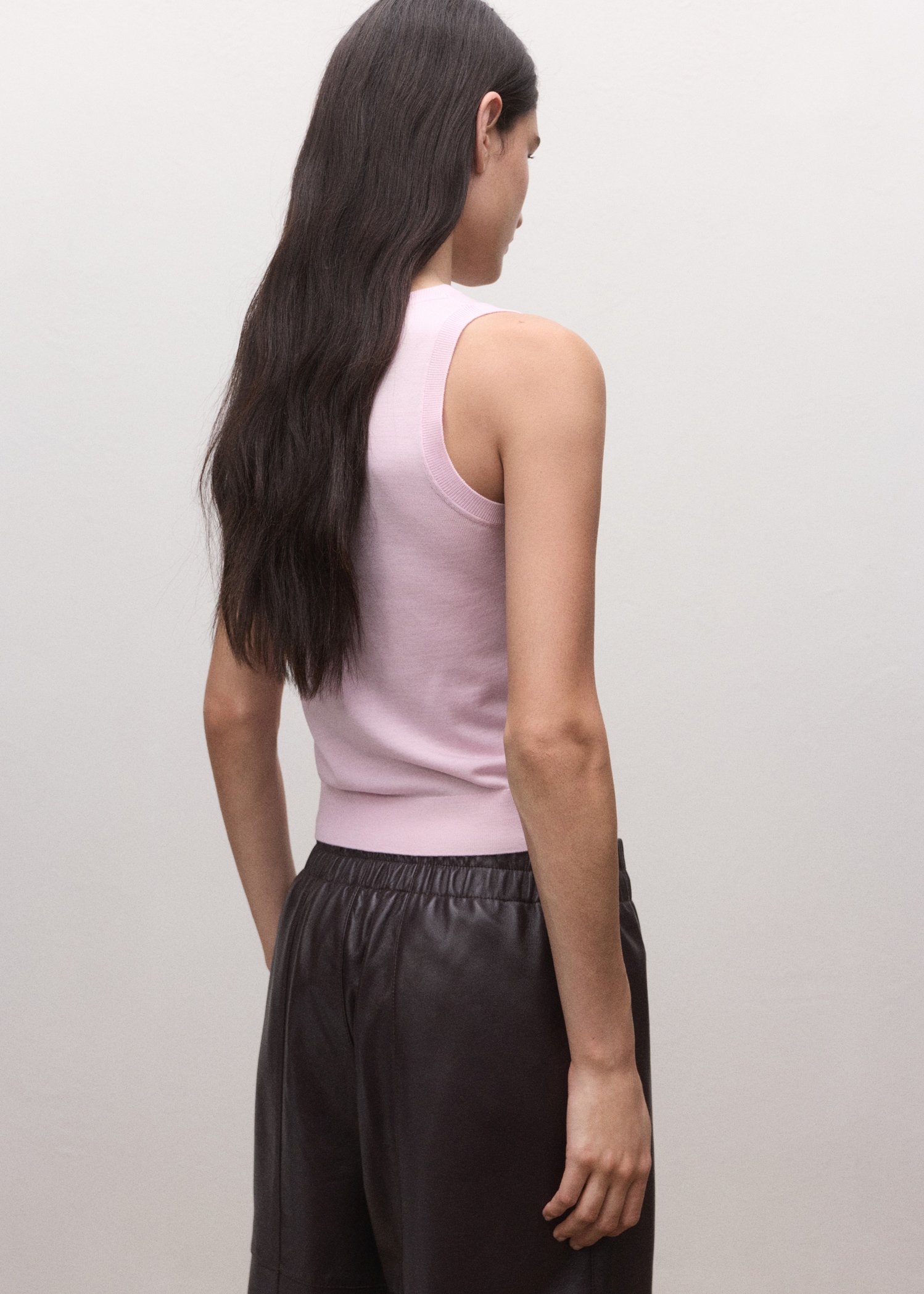 Top ajusté 100 % laine - Verso de l’article