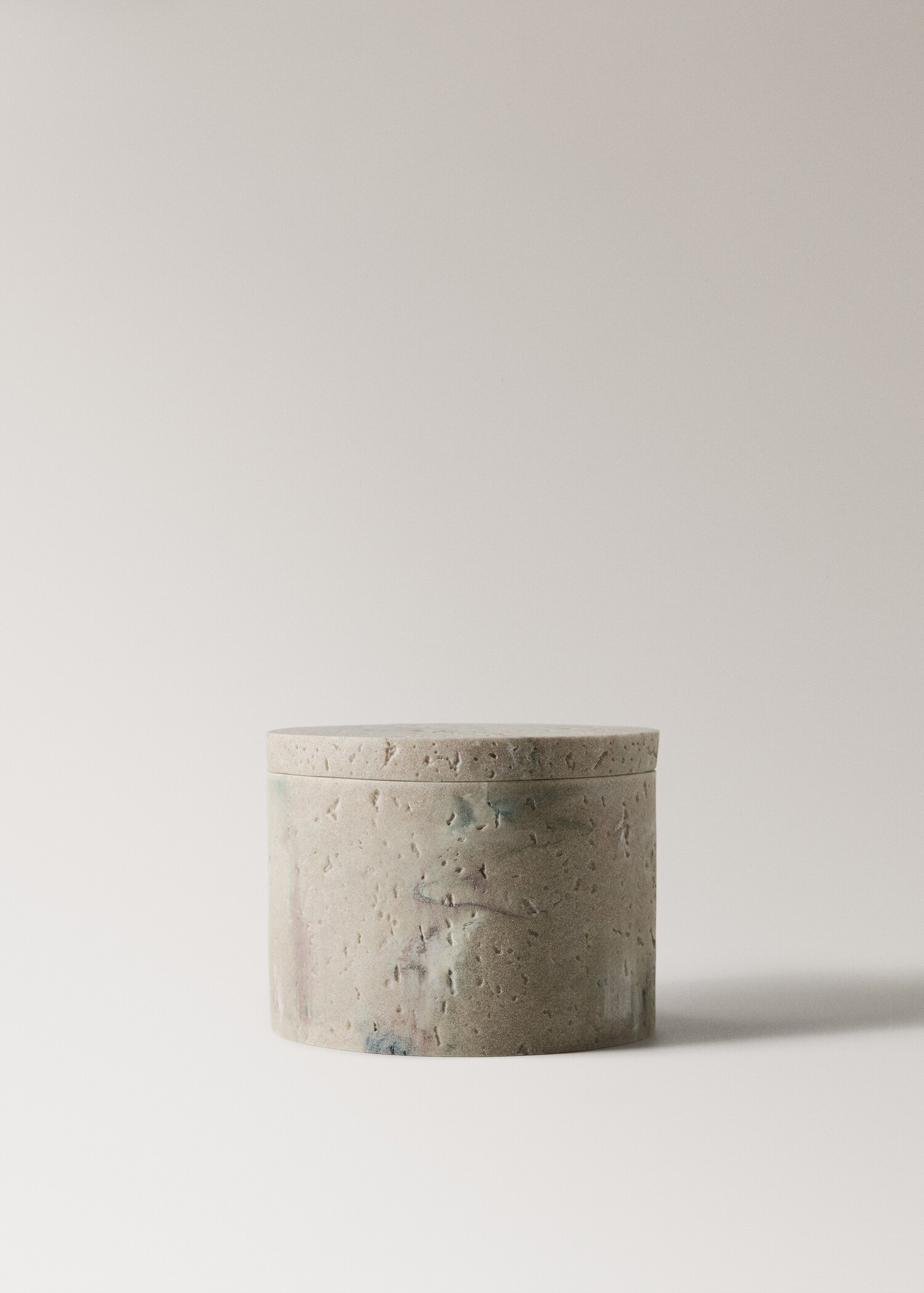 Mittlerer Badezimmerbehälter aus Harz mit Marmorstein-Effekt - Artikel ohne Model