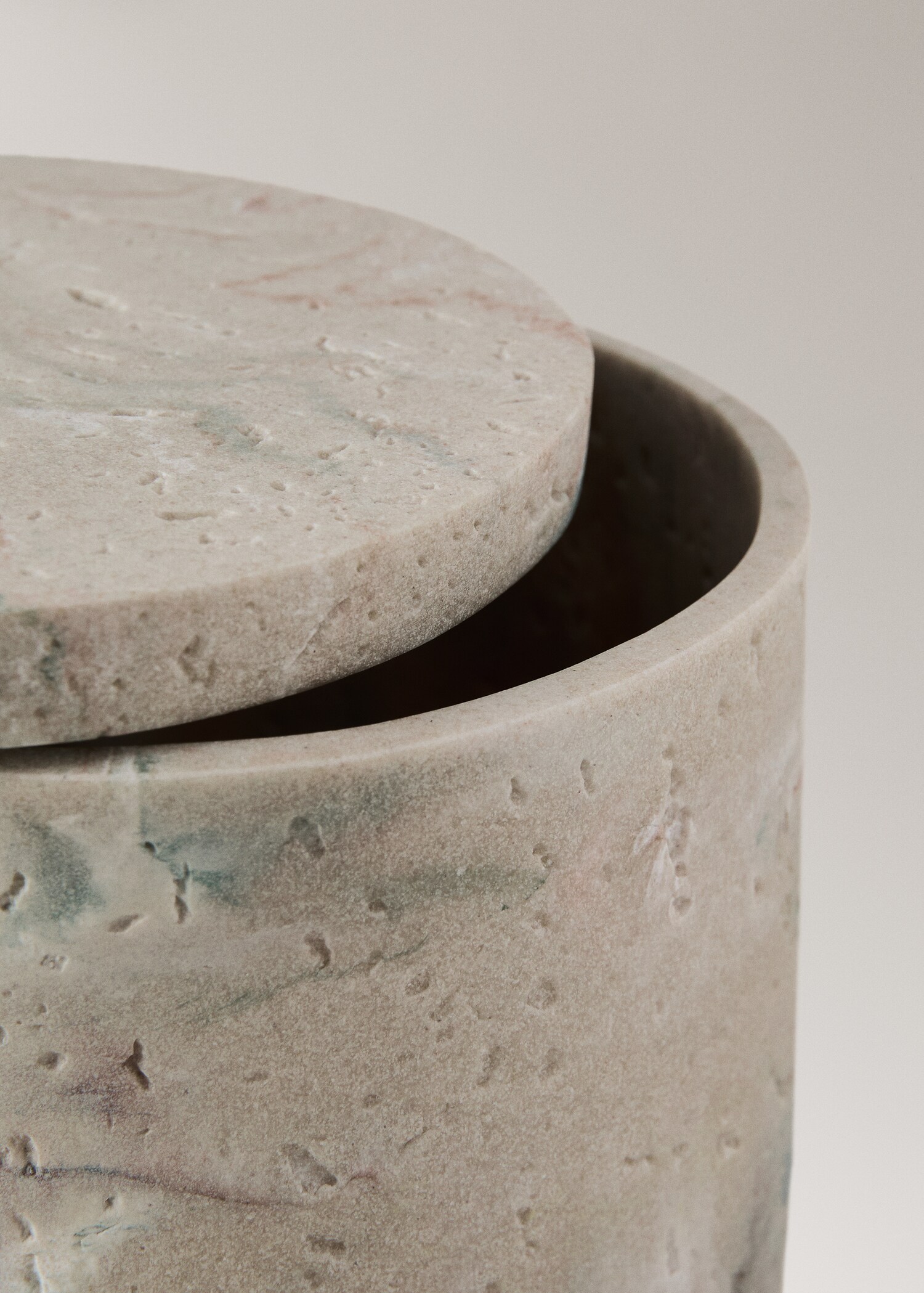 Mittlerer Badezimmerbehälter aus Harz mit Marmorstein-Effekt - Detail des Artikels 1