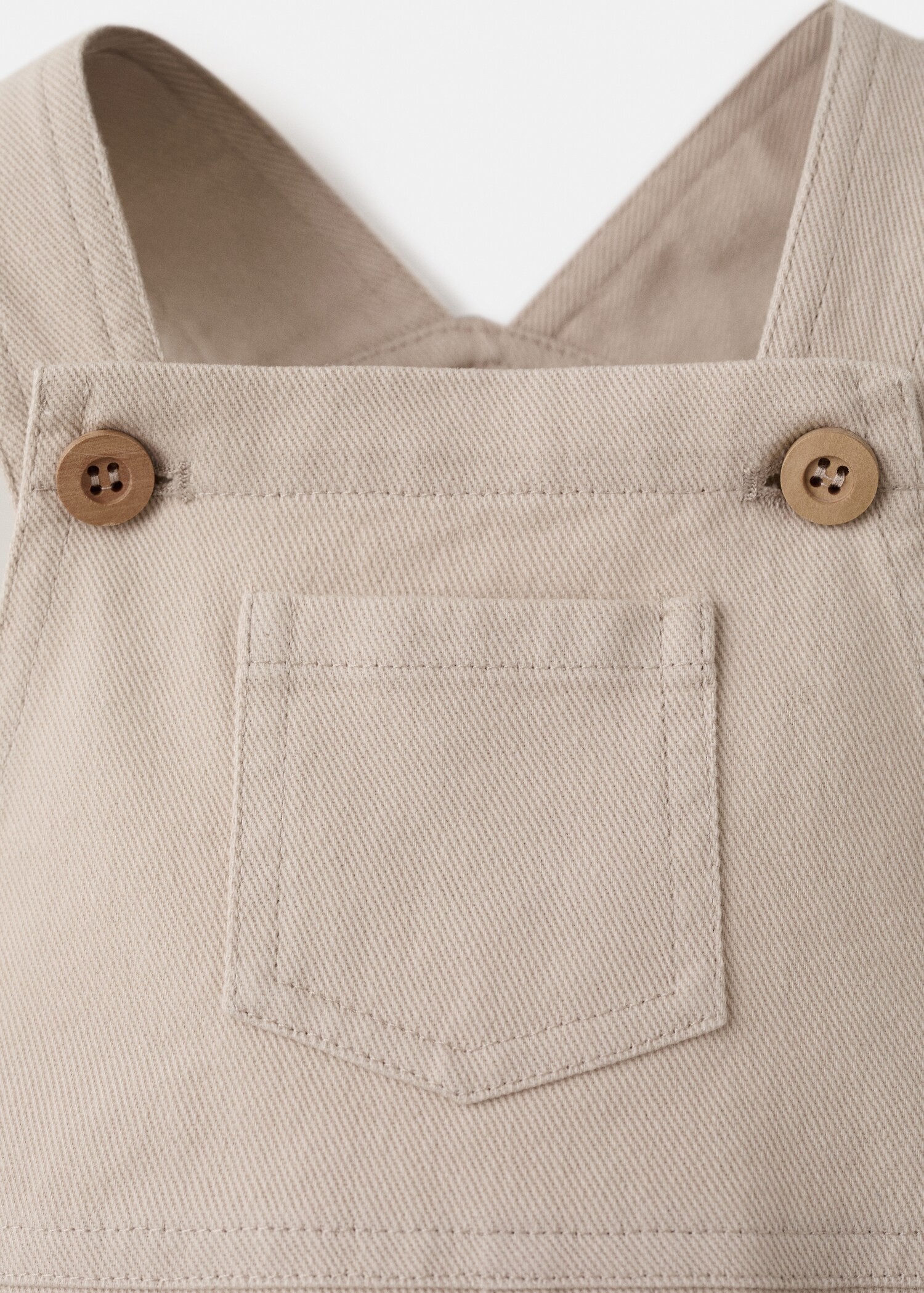 Short denim romper - Details of the article 8