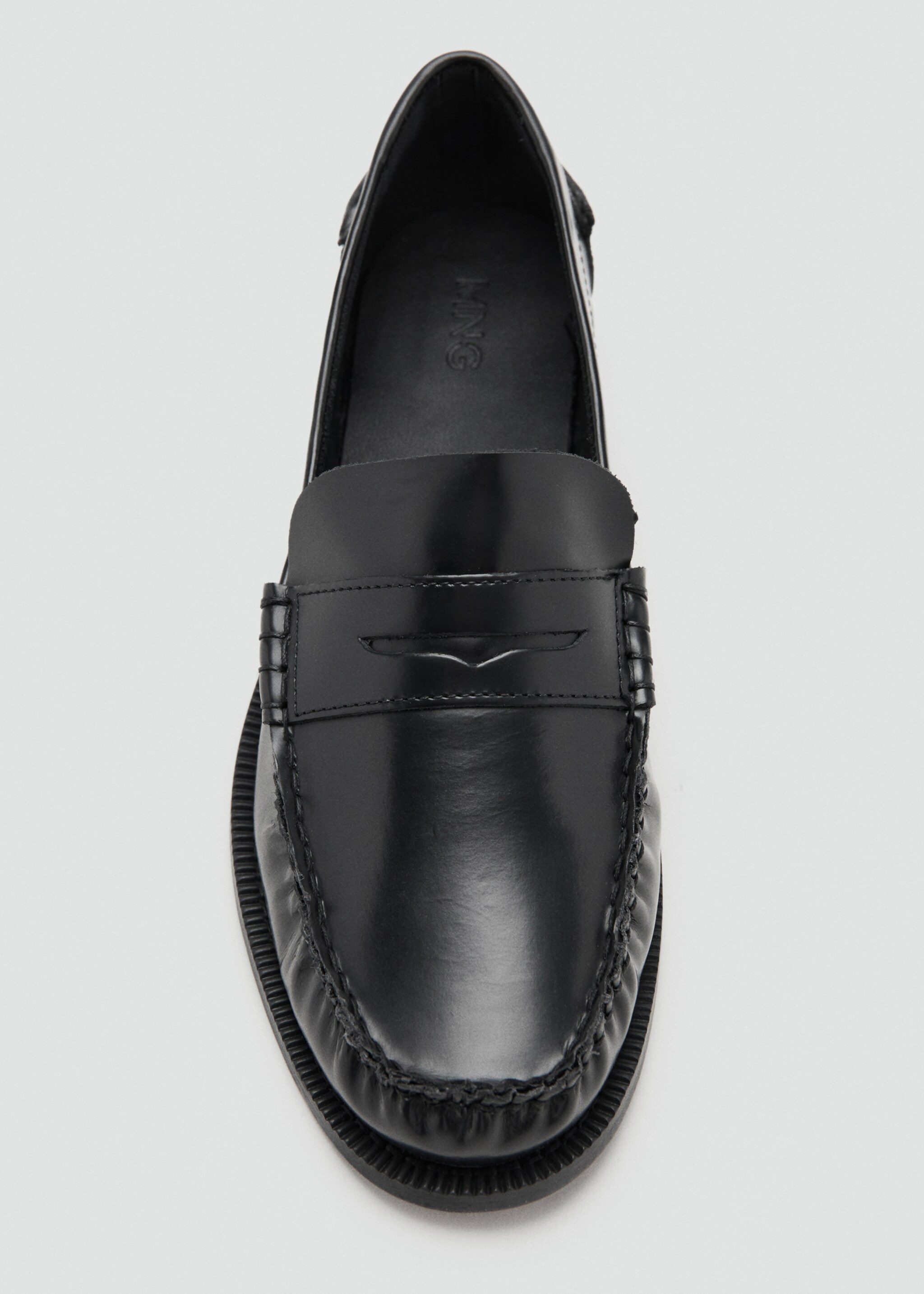 Mocasín piel - Detalle del artículo 2, Negro. Ref: 27074769-00.