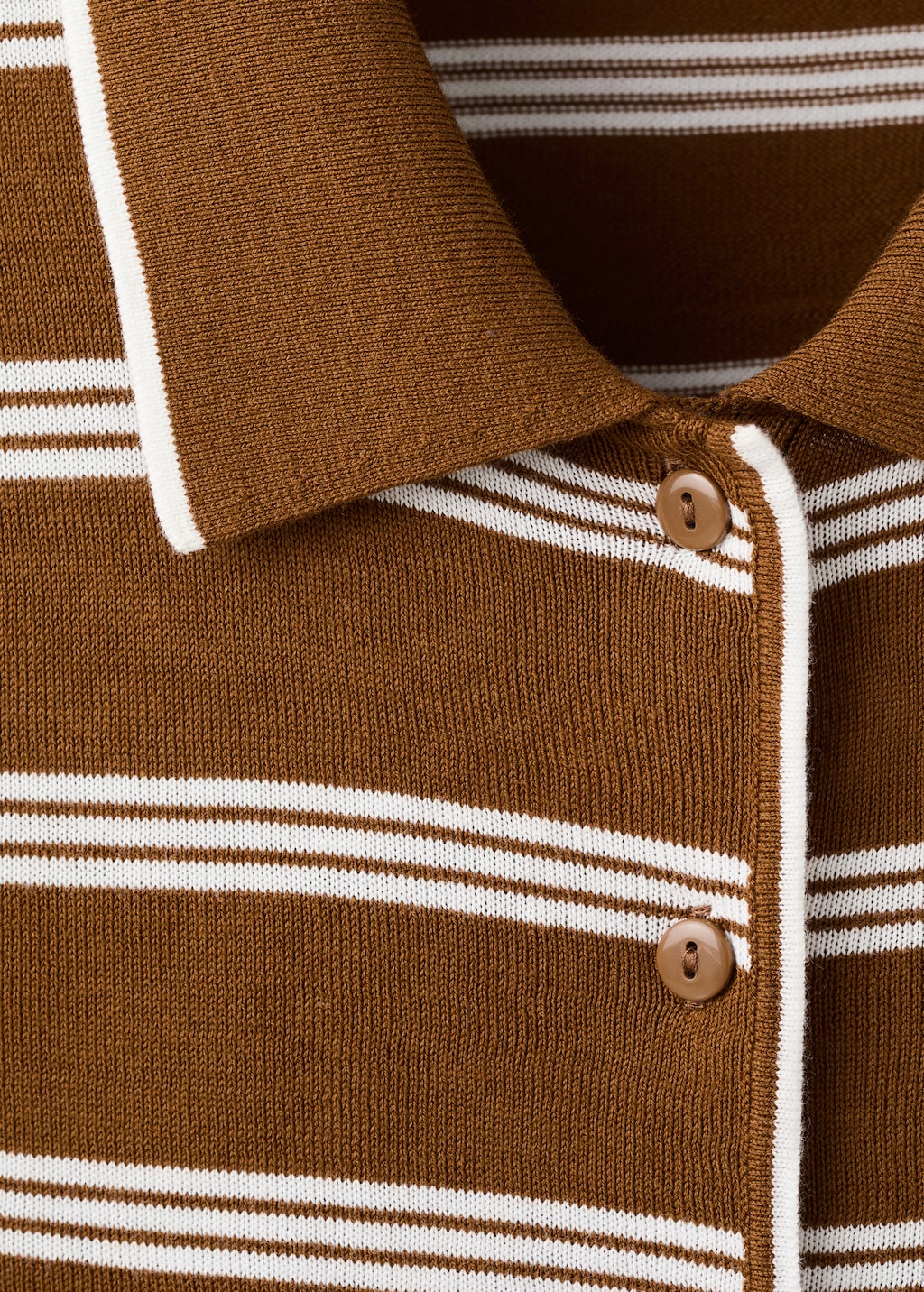 Mango Cardigan with shirt collar