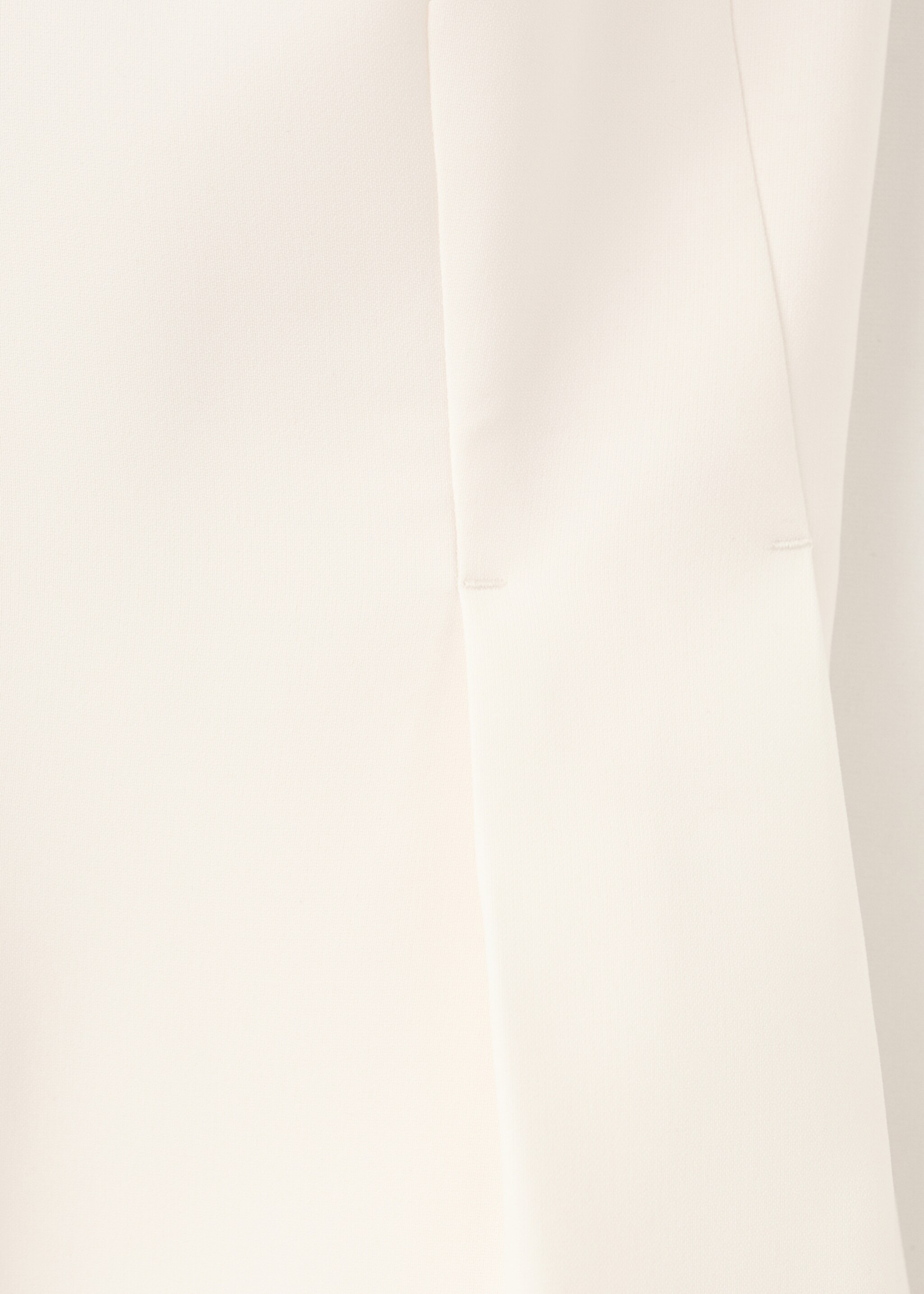 Peplum top with halter neck - Details of the article 0, Vanilla. Ref: 27074775-00.