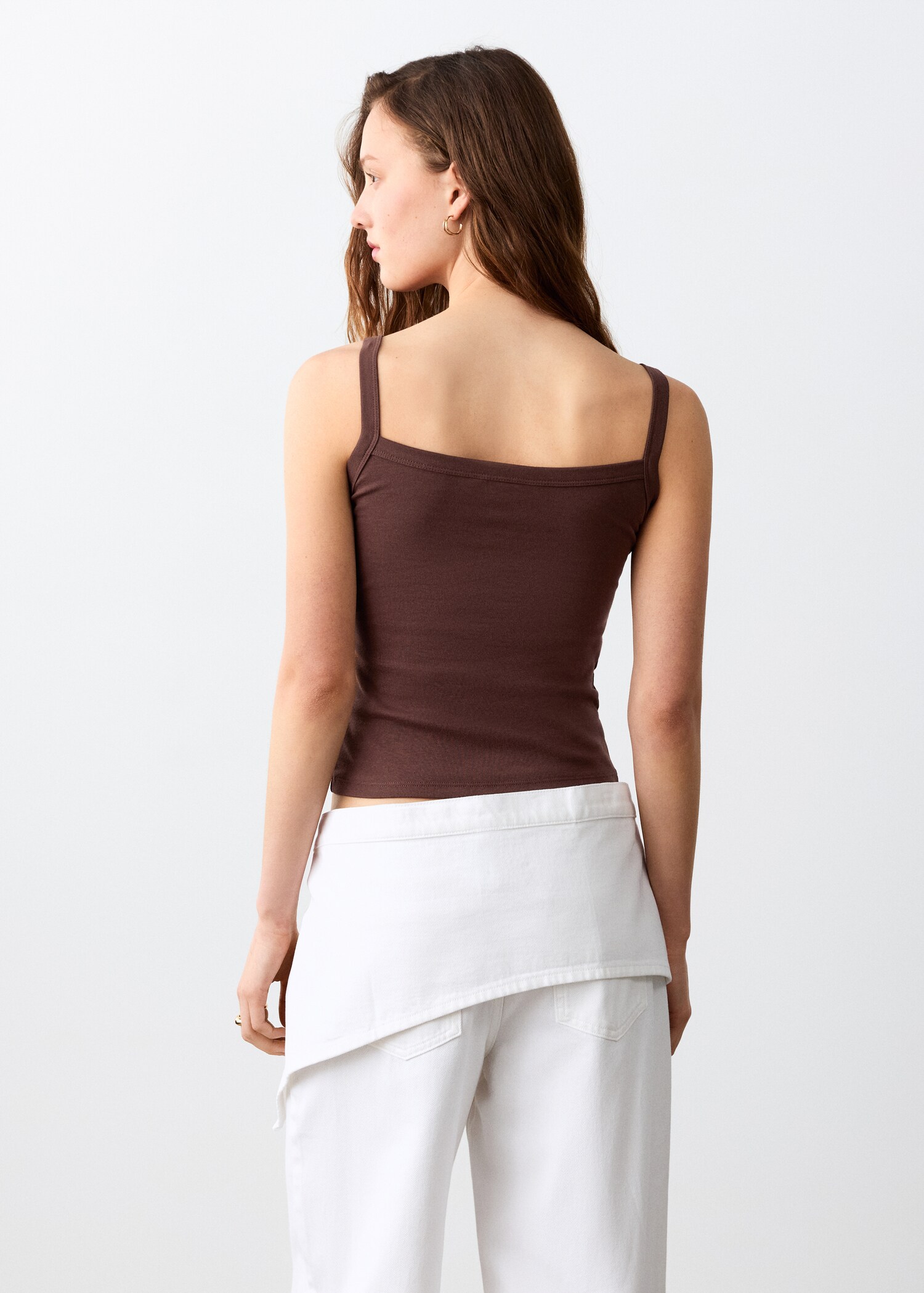 Cotton tank top - Reverse of the article