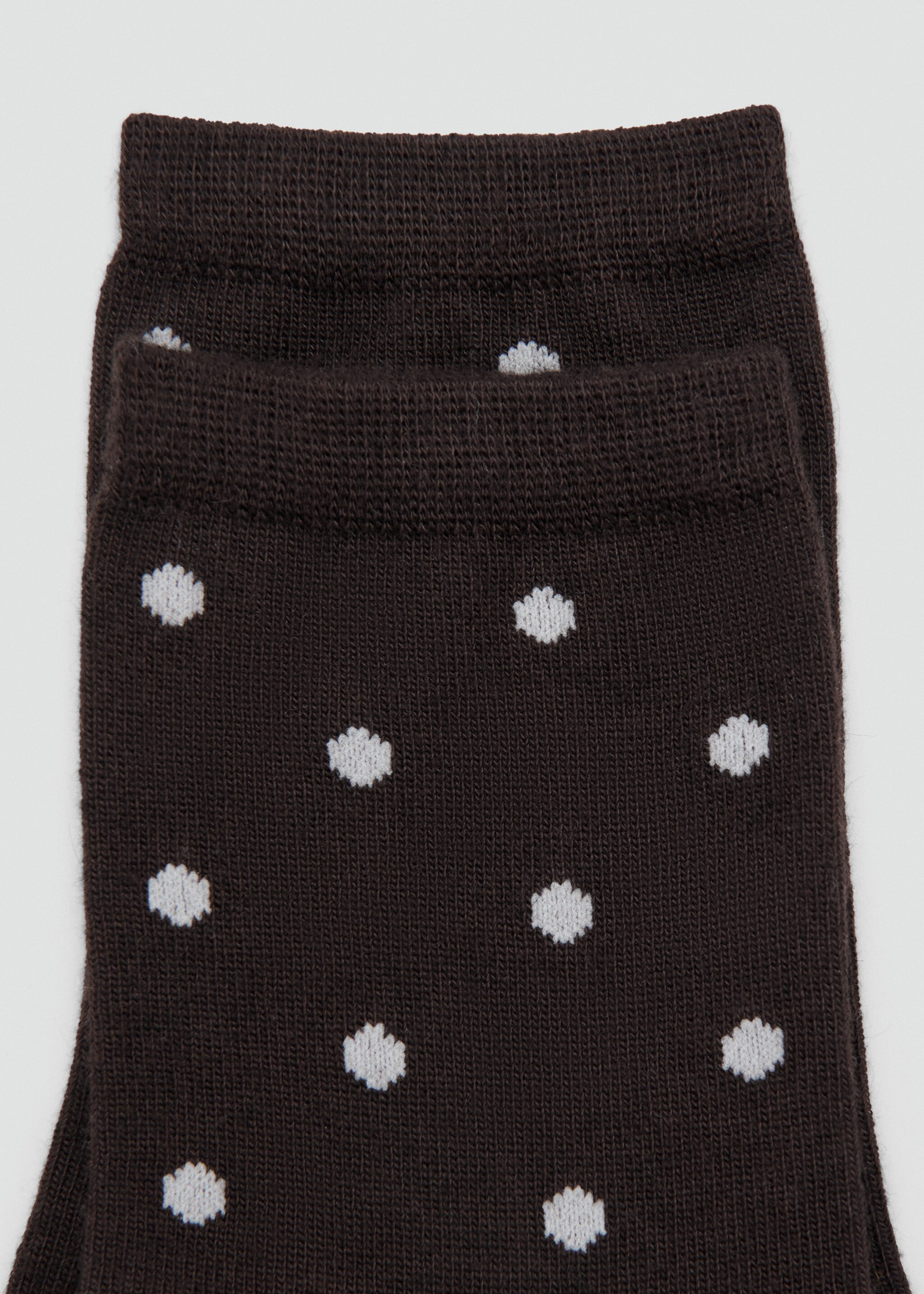 Polka dot socks - Medium plane, Chocolate. Ref: 27074789-00.