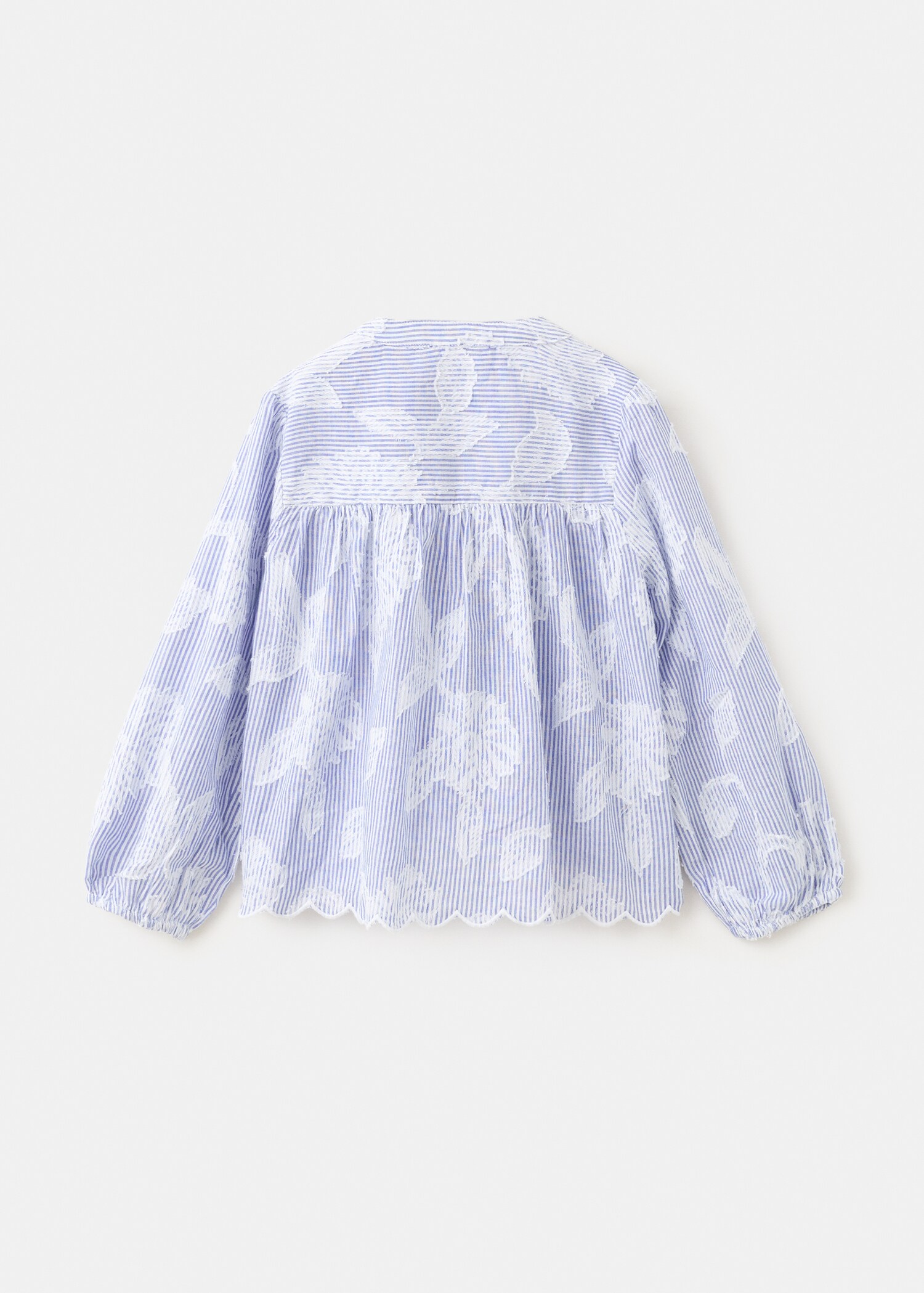 Floral embroidered blouse - Reverse of the article