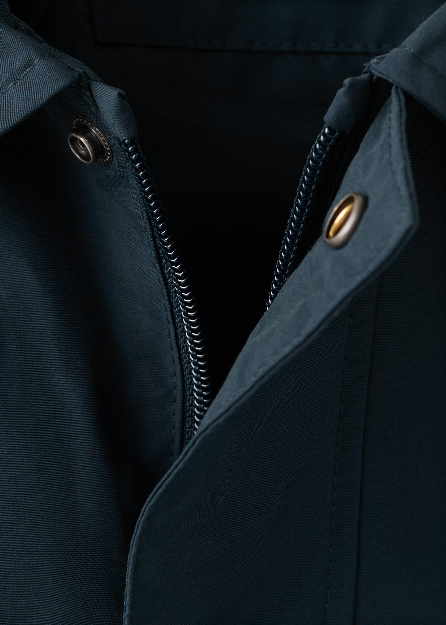 Jaqueta cotó coll estil camisa - Detall de l'article 8