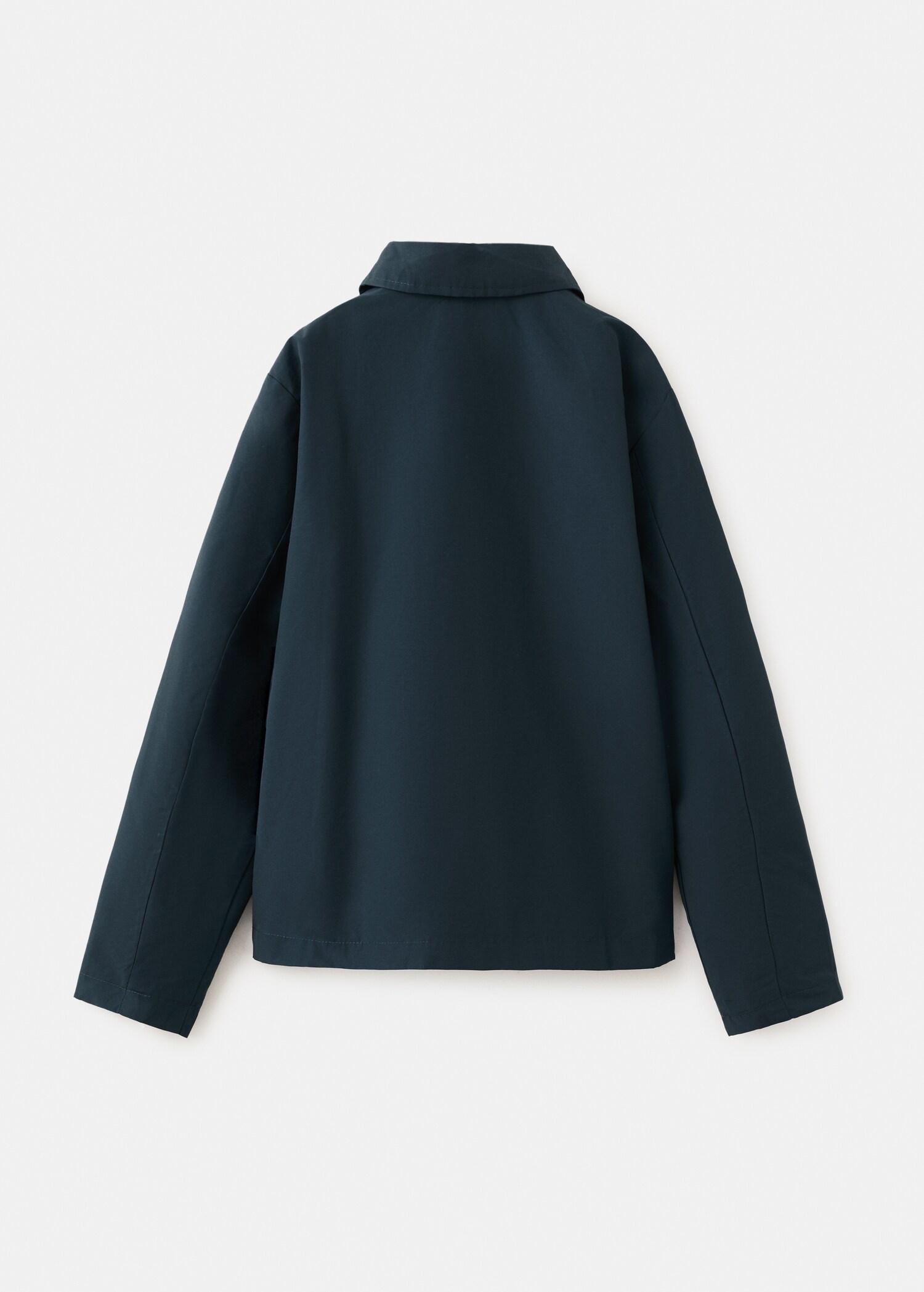 Jaqueta cotó coll estil camisa - Revers de l'article