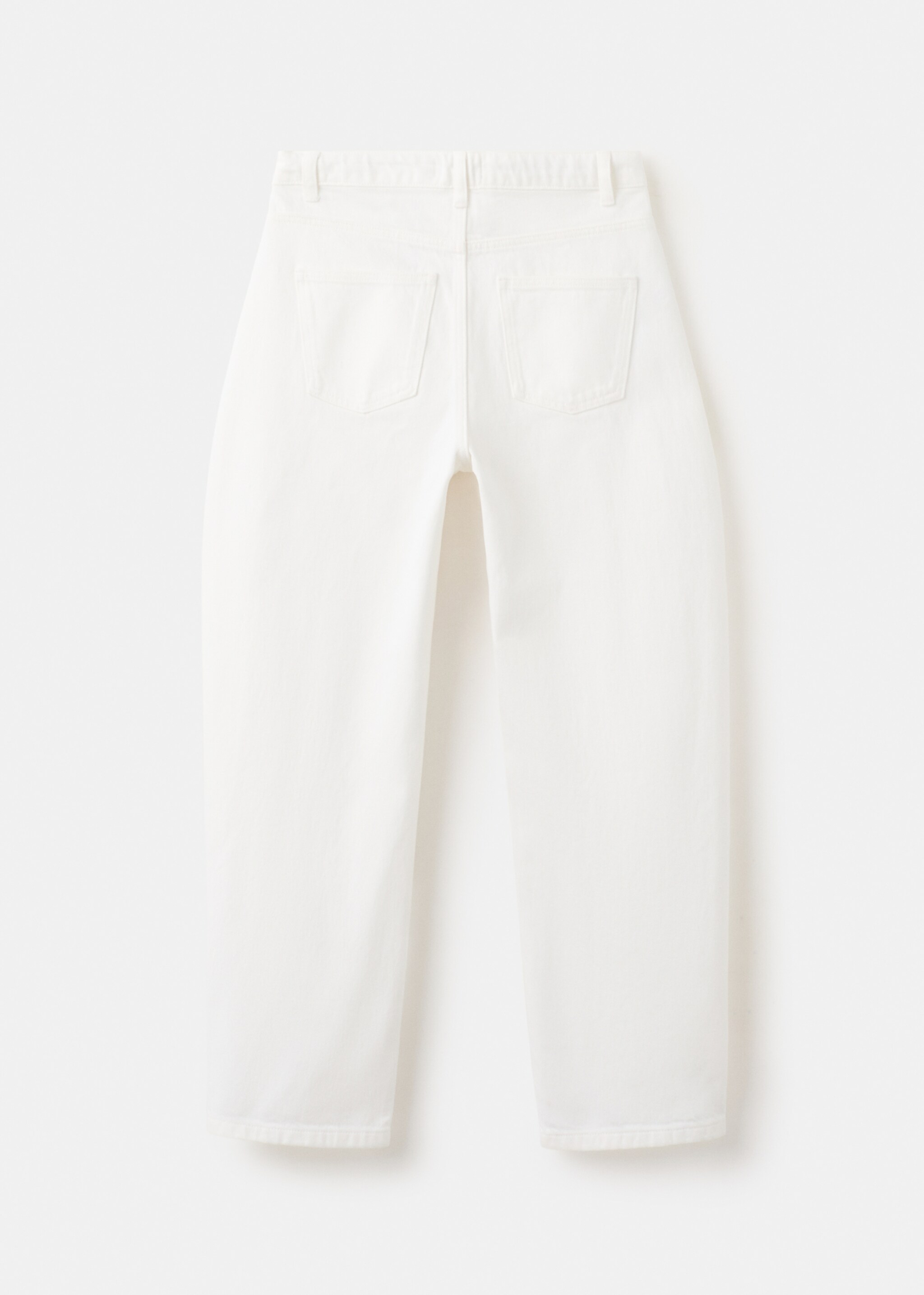 Jeans balloon tiro medio - Reverso del artículo, Blanco. Ref: 27075153-00.