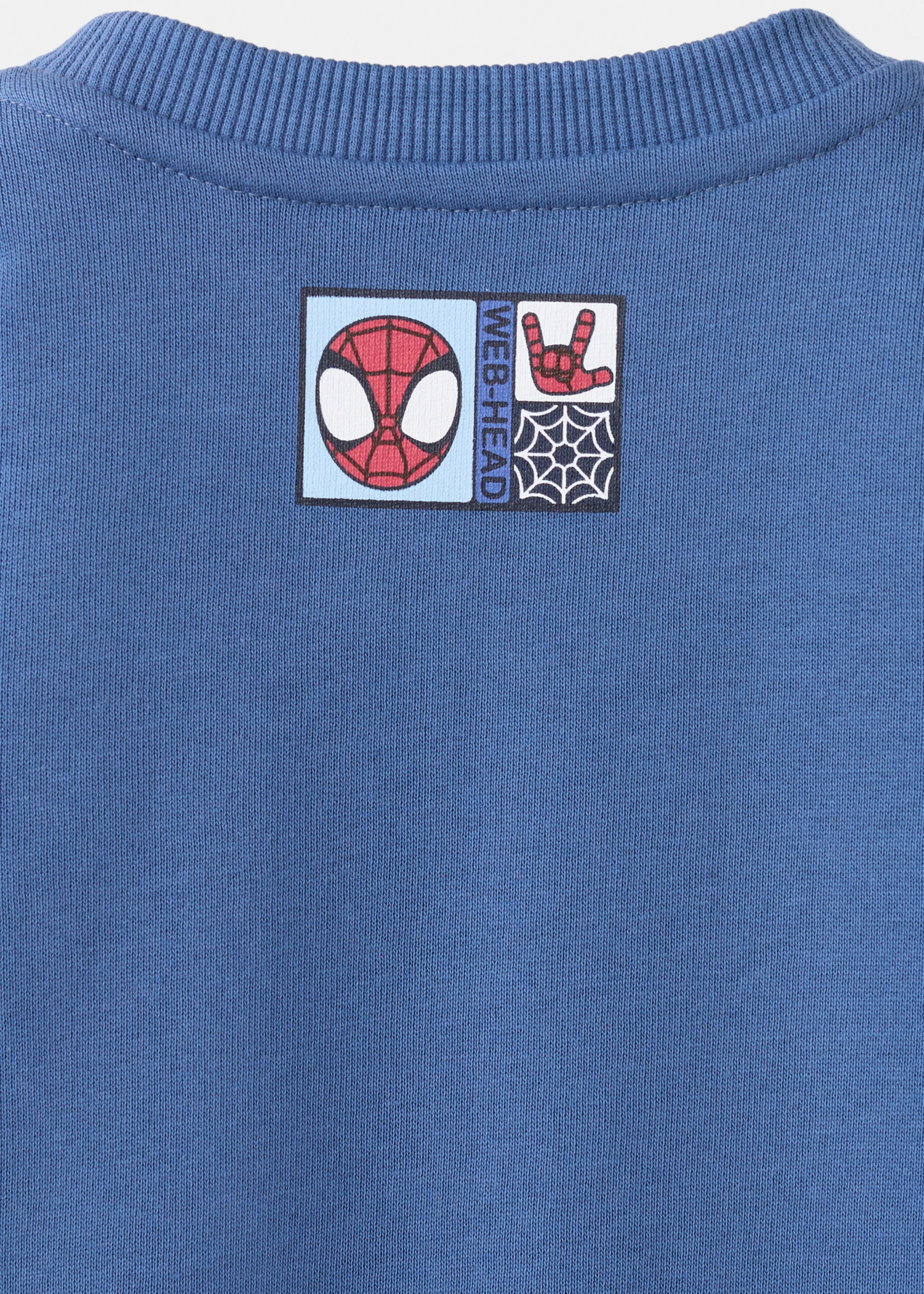 Spider-Man cotton sweatshirt - Details of the article 0, Blue. Ref: 27075158-00.