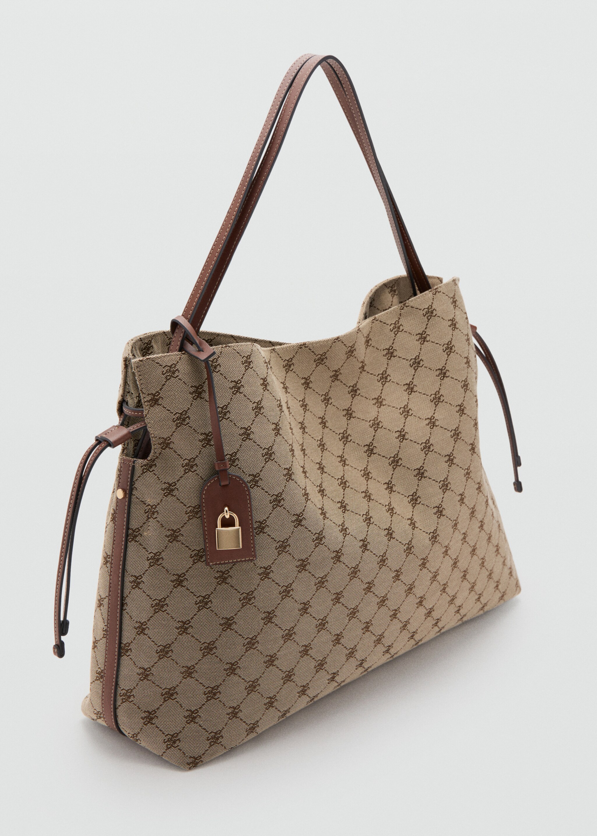 حقيبة كيس بطبعة الشعار - رؤية وسط, جلد. Ref: 27075163-00.