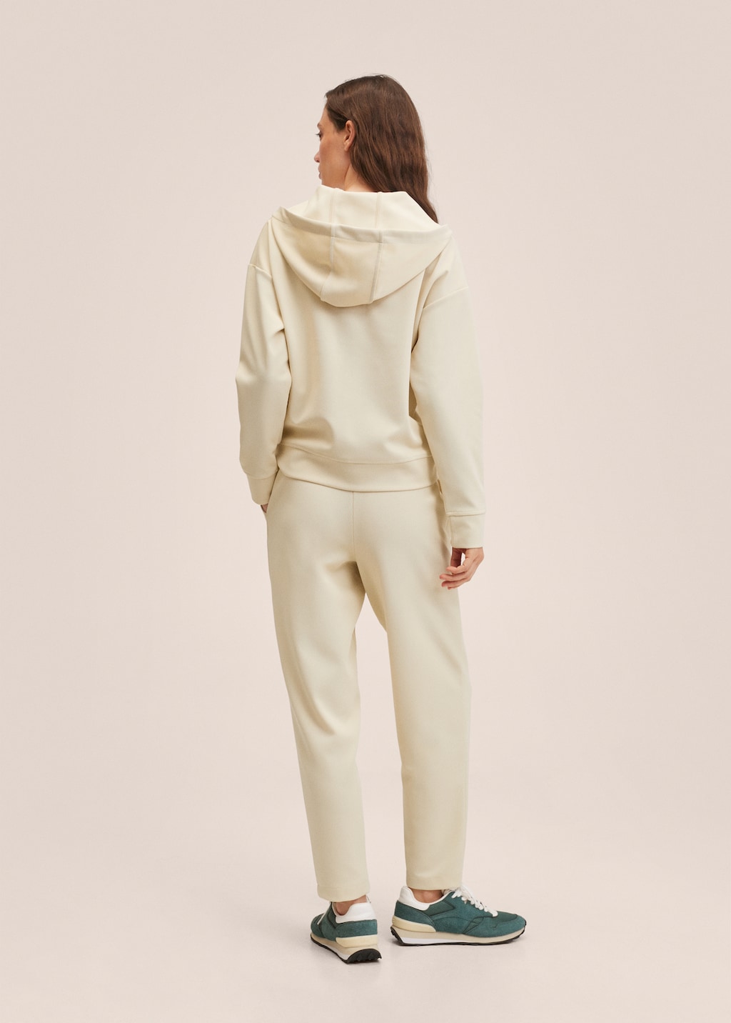 Textured sweatshirt with zip - Women | MANGO China