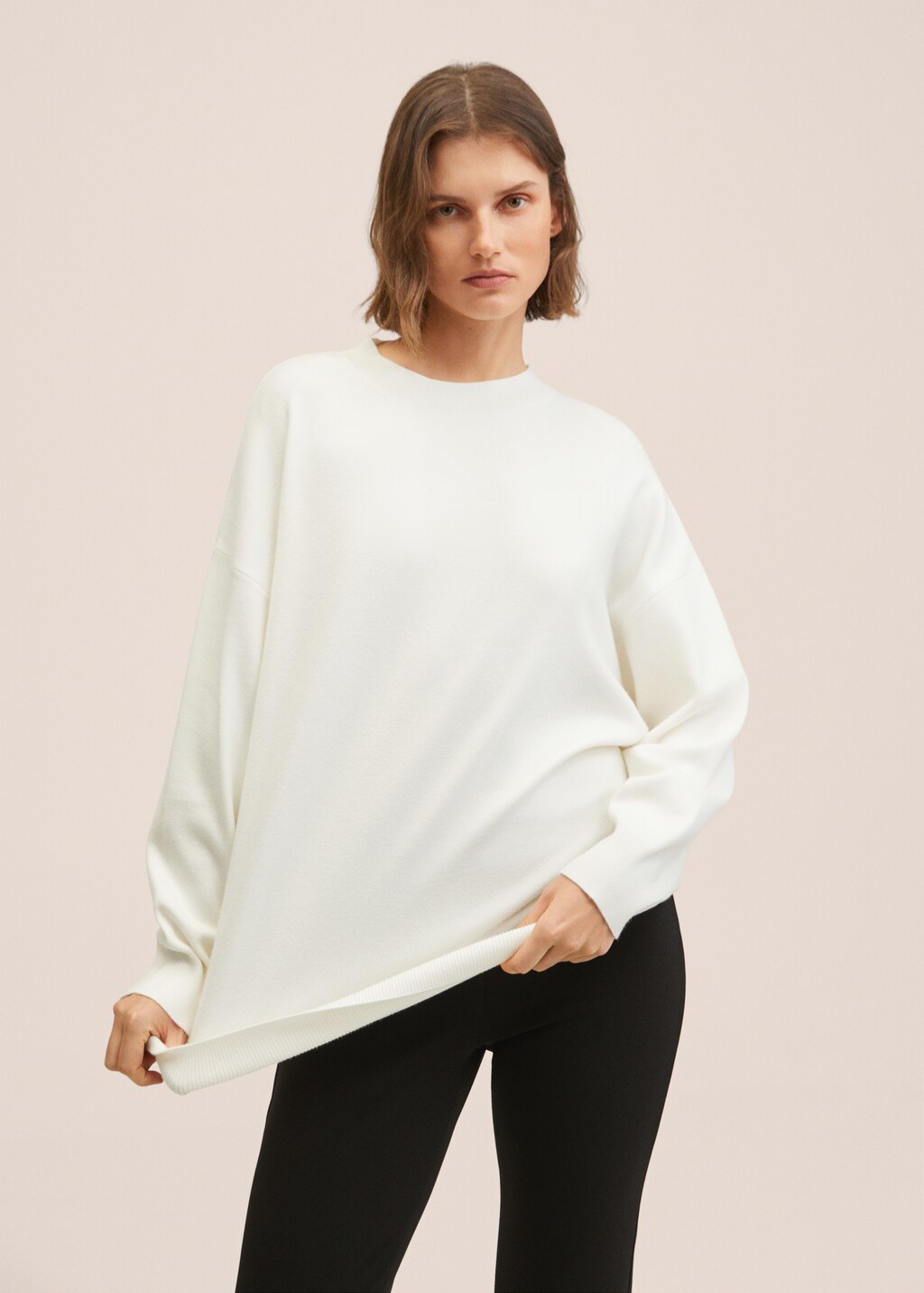 Pull over maille oversize