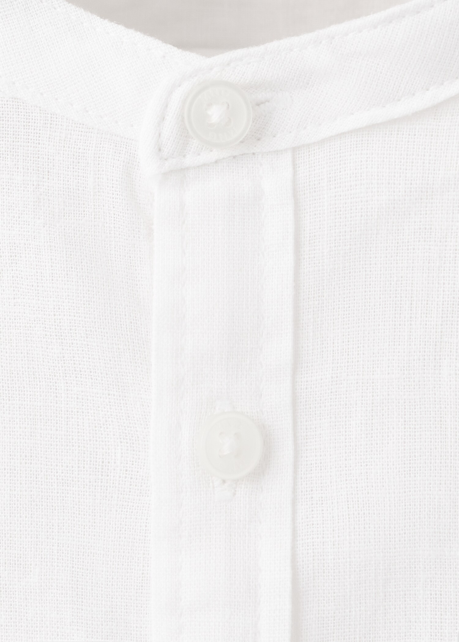 Linen-blend shirt - Details of the article 8