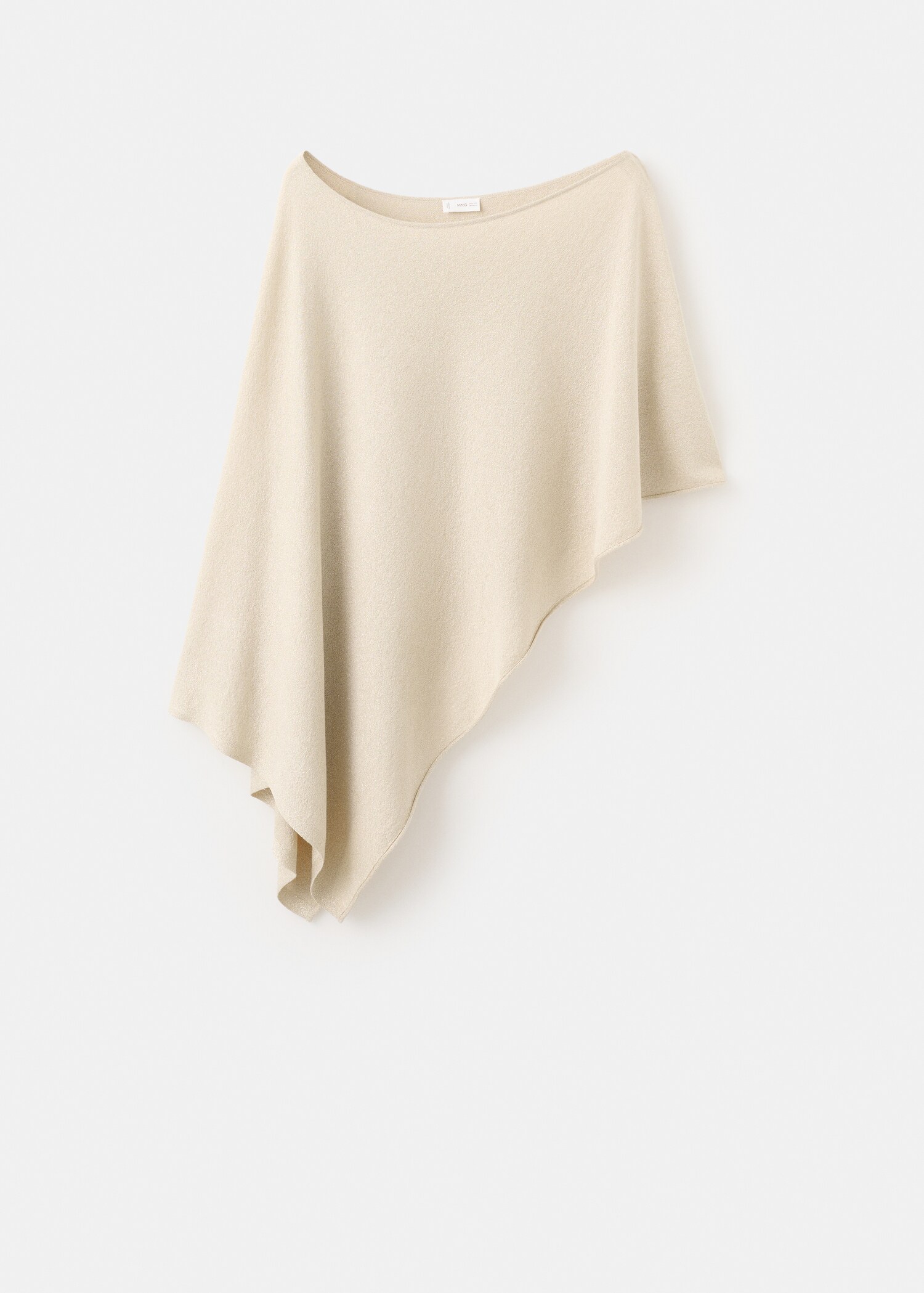 Asymmetrisches Strick-Cape - Artikel ohne Model
