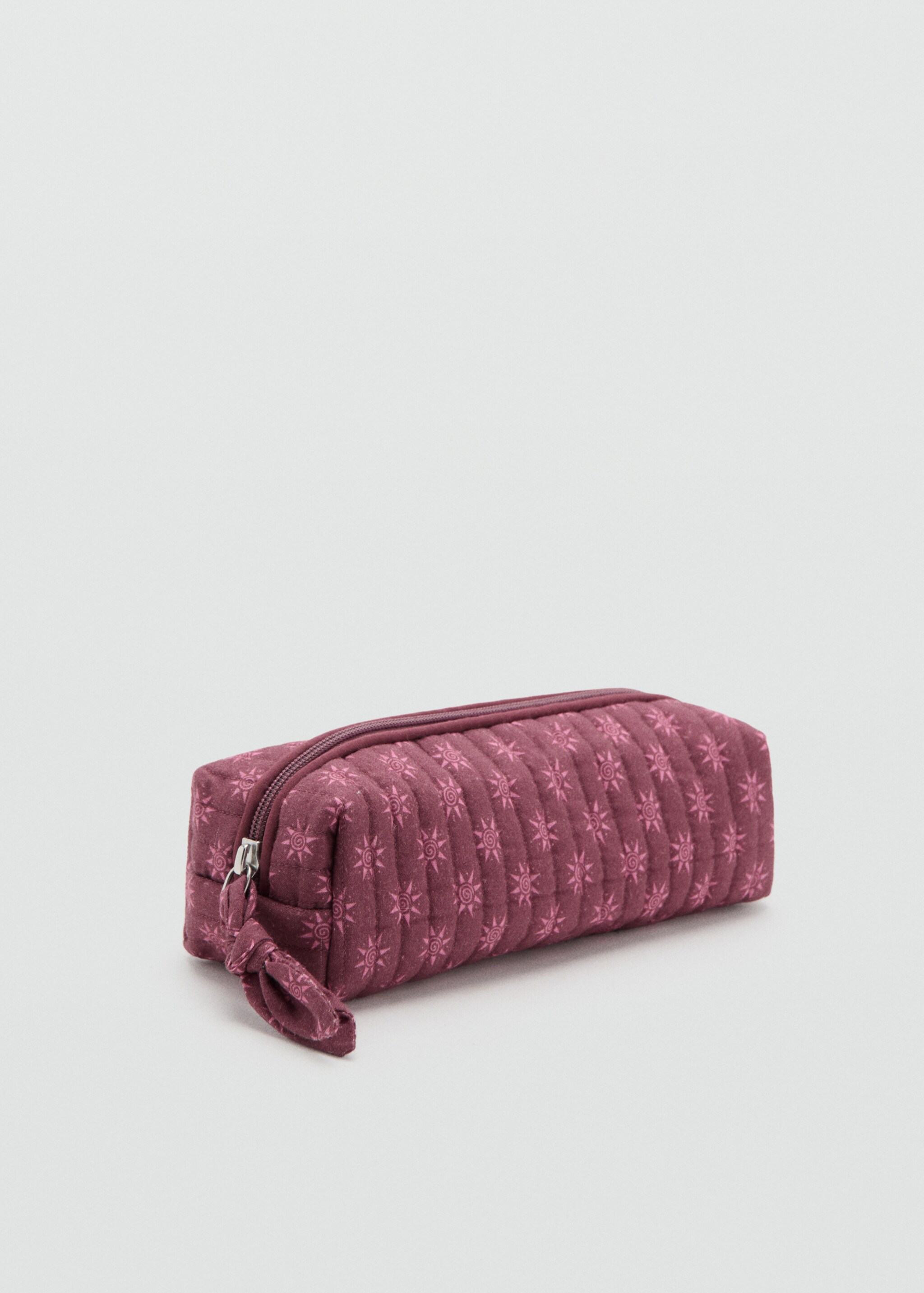 Printed pencil case - Medium plane, Maroon. Ref: 27075813-00.