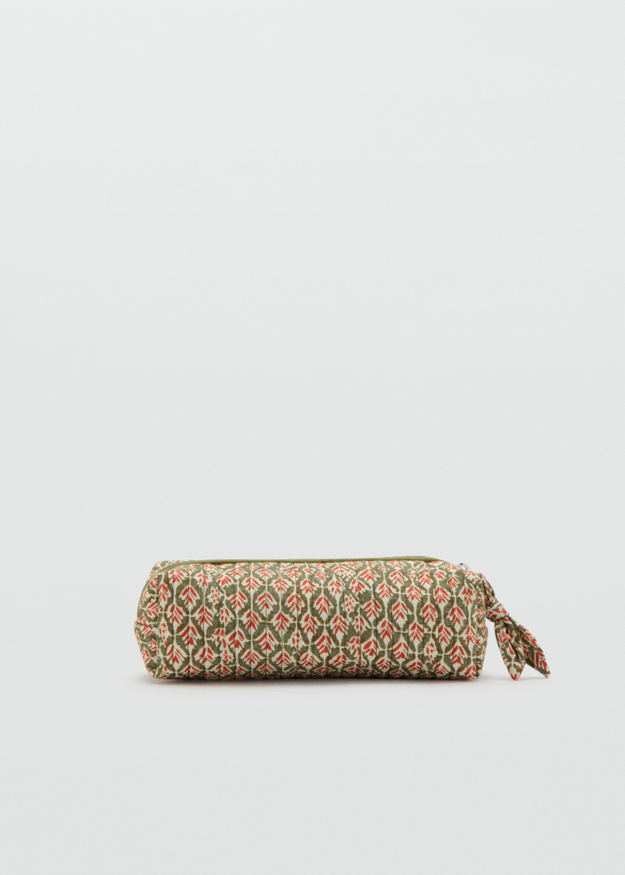 Case with ethnic print - Article without model, Green. Ref: 27075814-00.