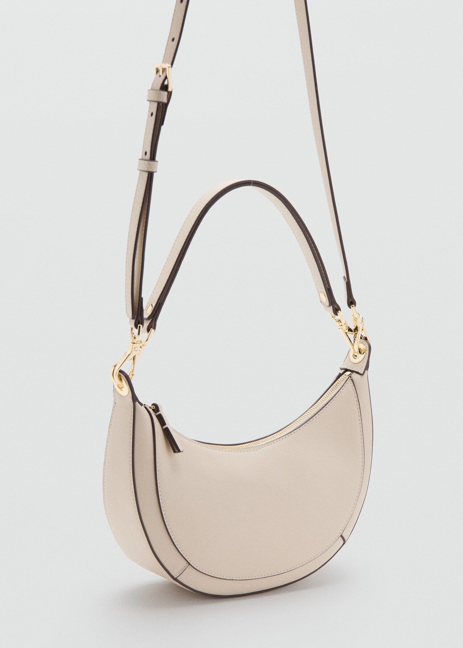 Oval shoulder bag - Medium plane