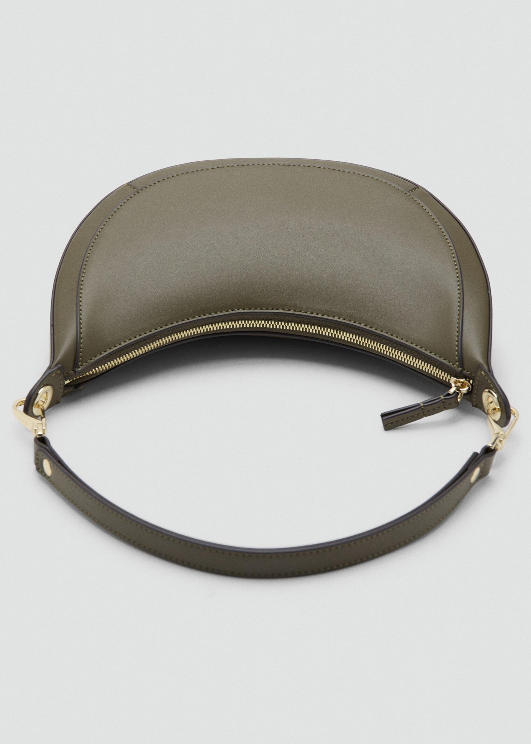Oval shoulder bag - Details of the article 4, Khaki. Ref: 27075817-00.