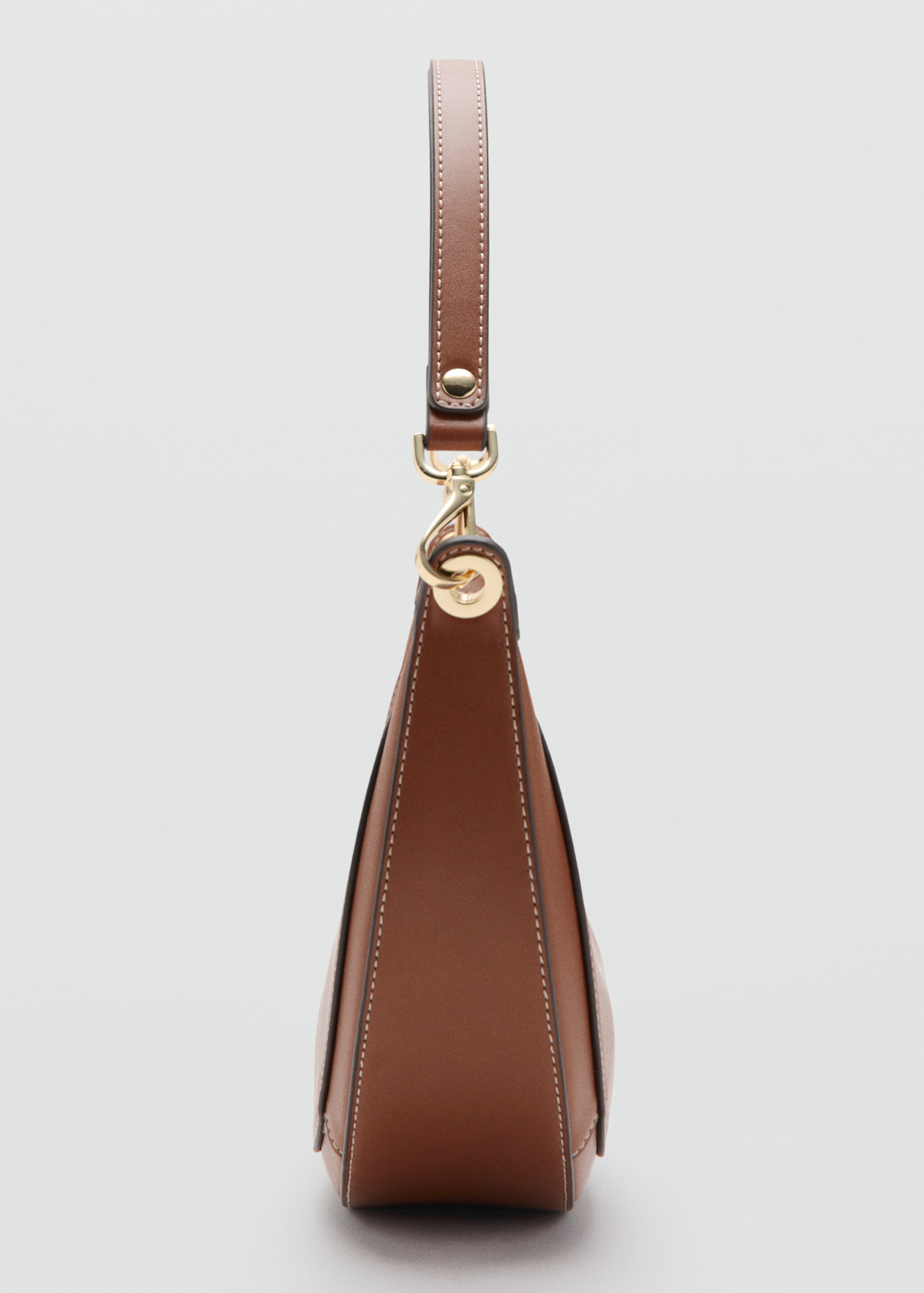 Oval shoulder bag - Details of the article 3, Leather. Ref: 27075817-00.