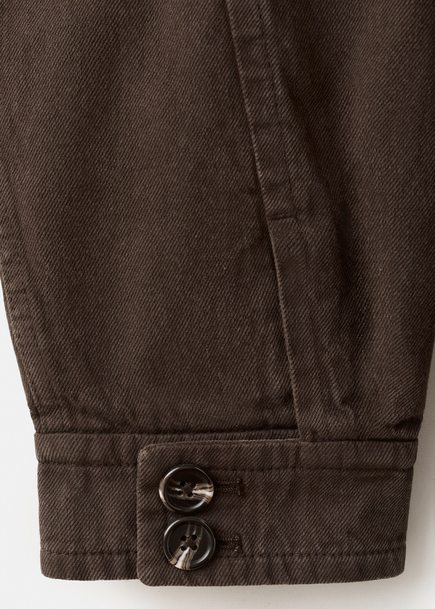 Oversized denim parka met zakken - Detail van het artikel 0