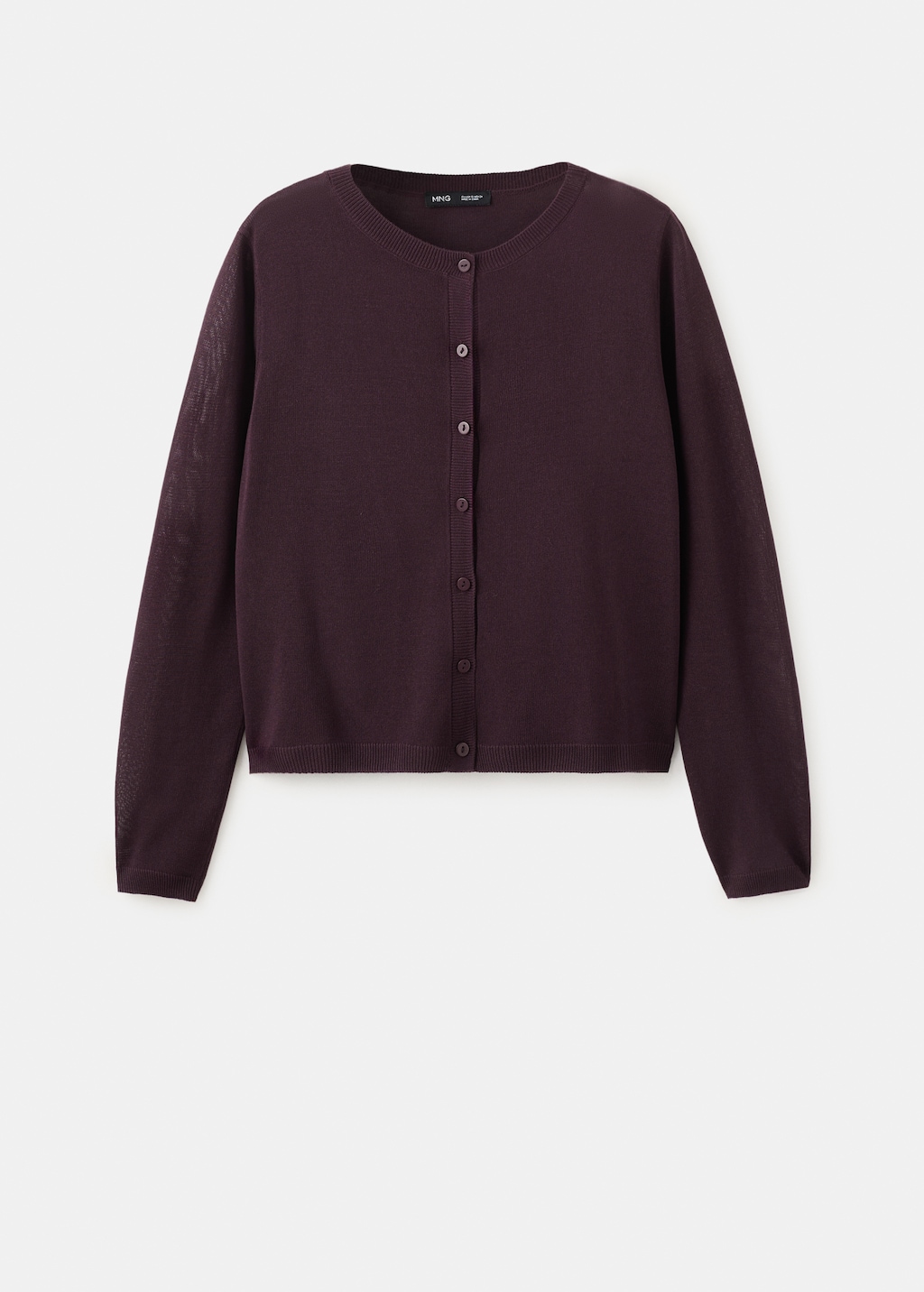 Fine-knit straight-fit cardigan - image 2