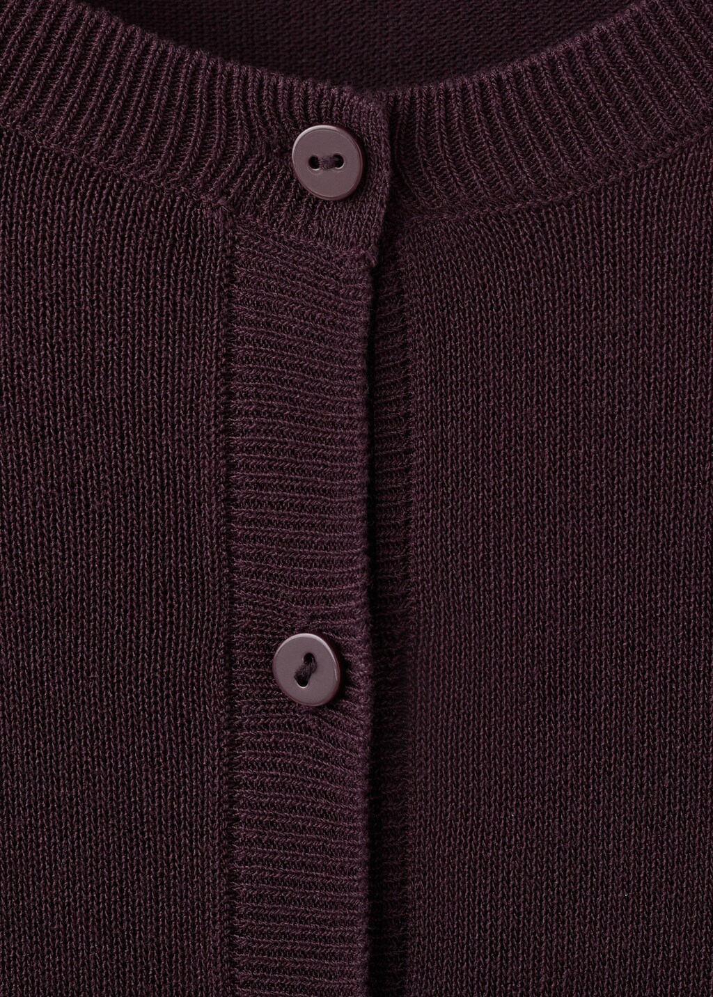 Fine-knit straight-fit cardigan - image 4