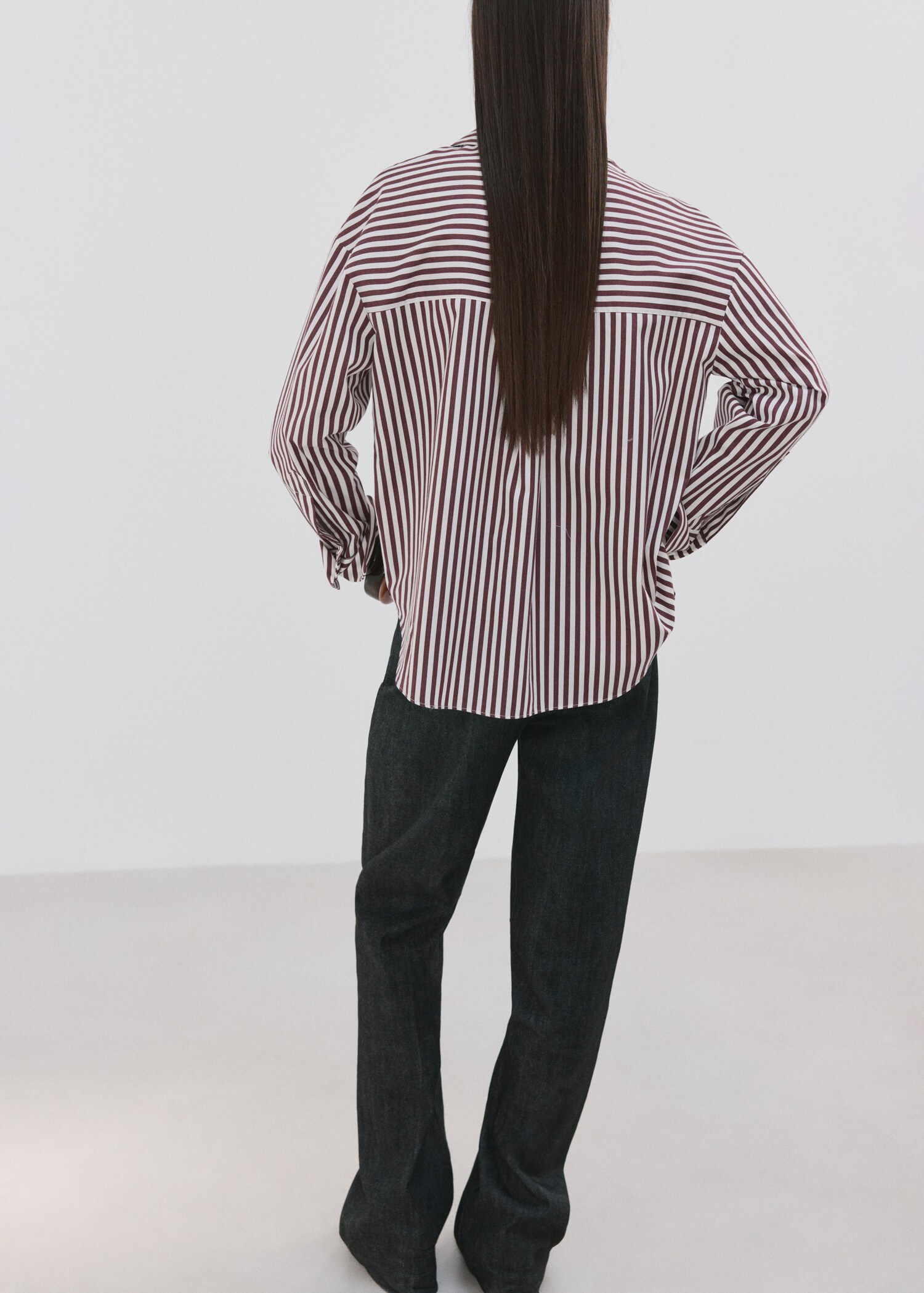 Chemise coton rayures - Verso de l’article