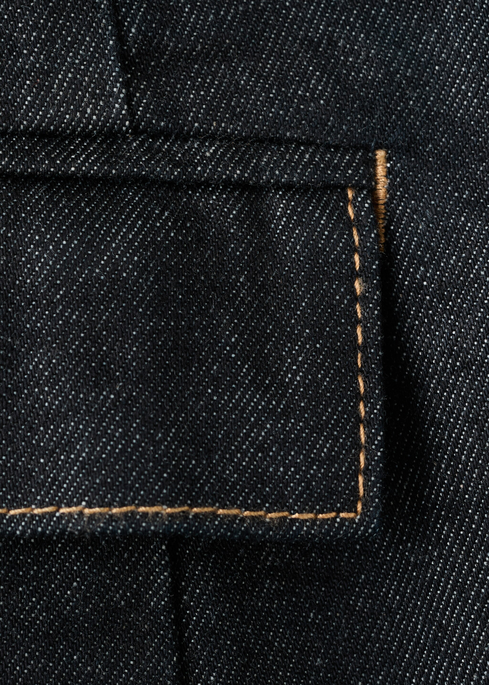 Strapless denim top - Details of the article 0, Open Blue. Ref: 27075825-00.