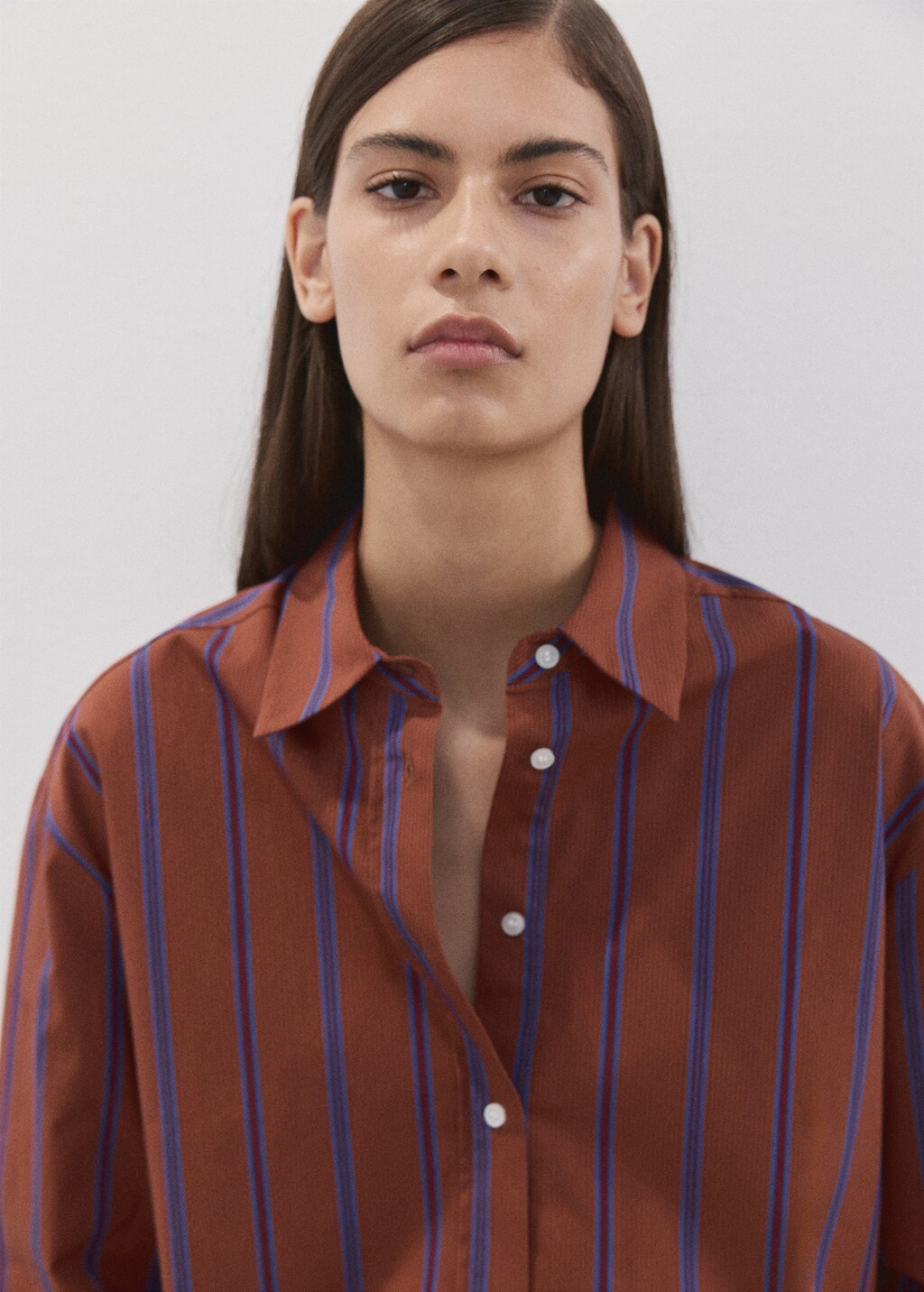 Striped cotton shirt - image 5