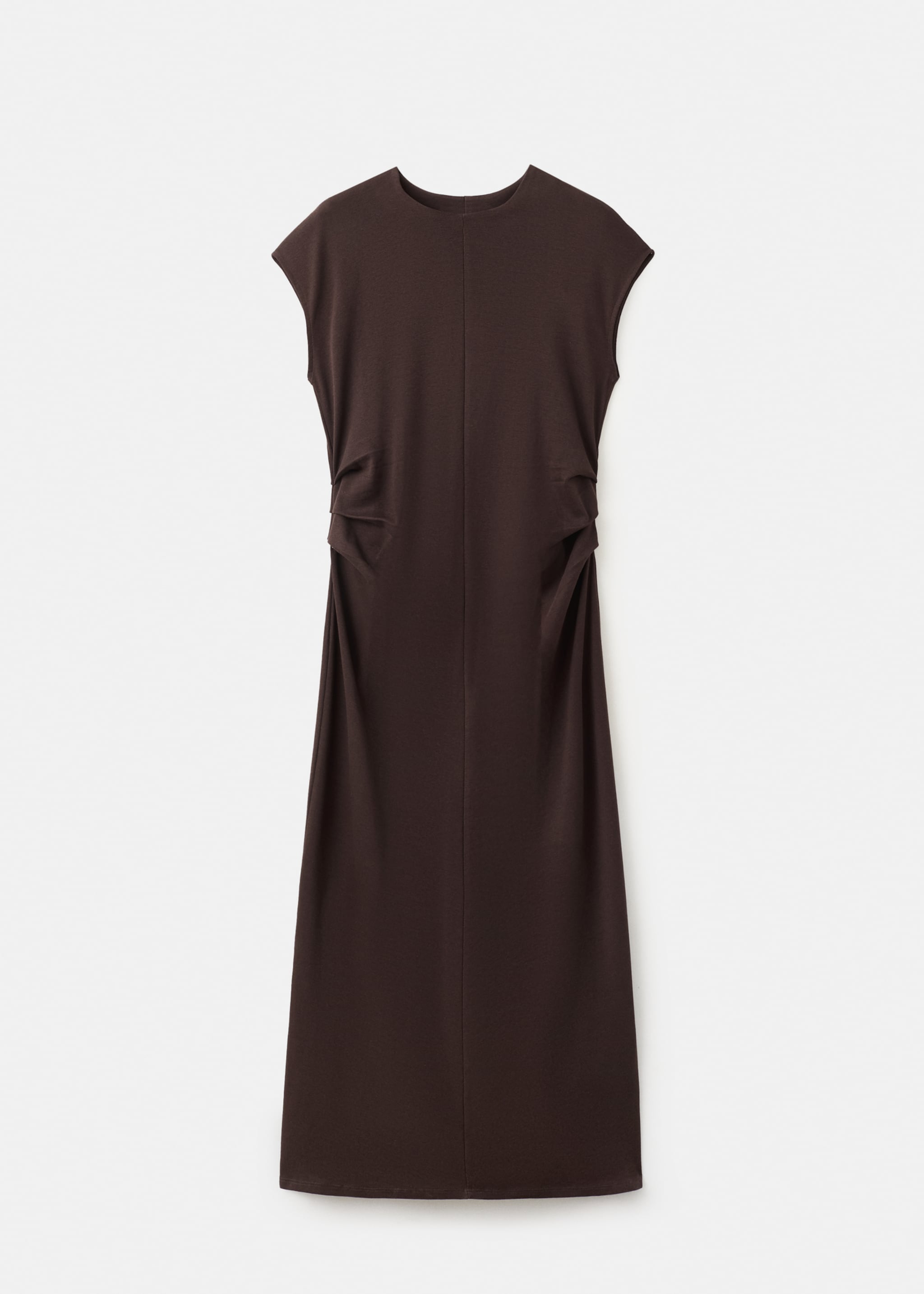 Cotton maternity dress - Article without model, Brown. Ref: 27075829-00.
