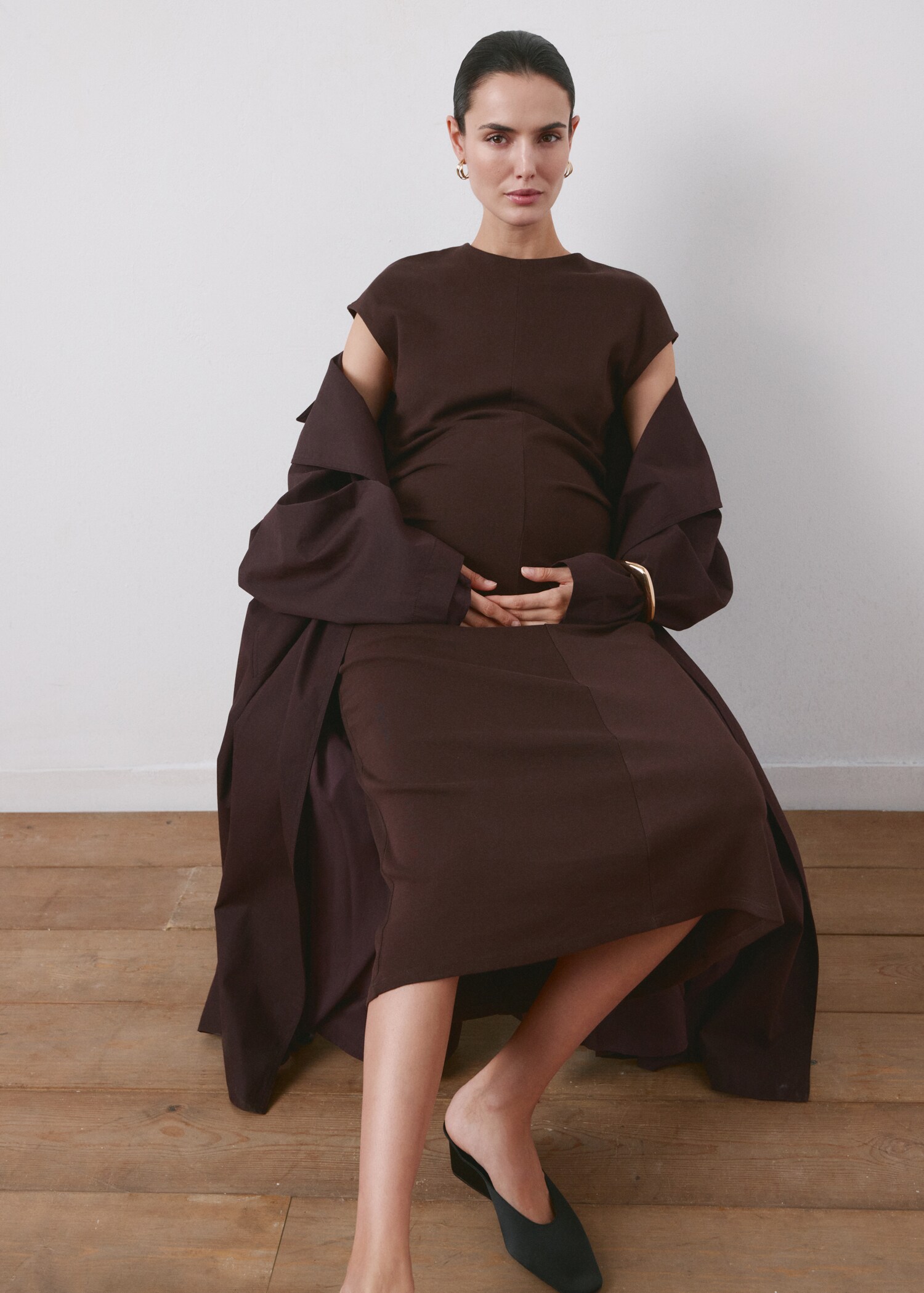 Cotton maternity dress - Details of the article 6