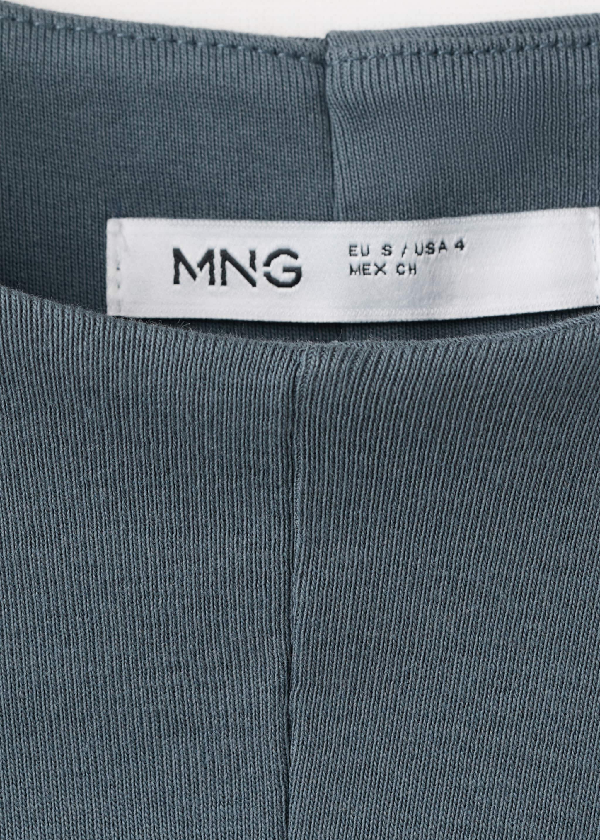 Cotton maternity dress - Details of the article 8, Blue. Ref: 27075829-00.